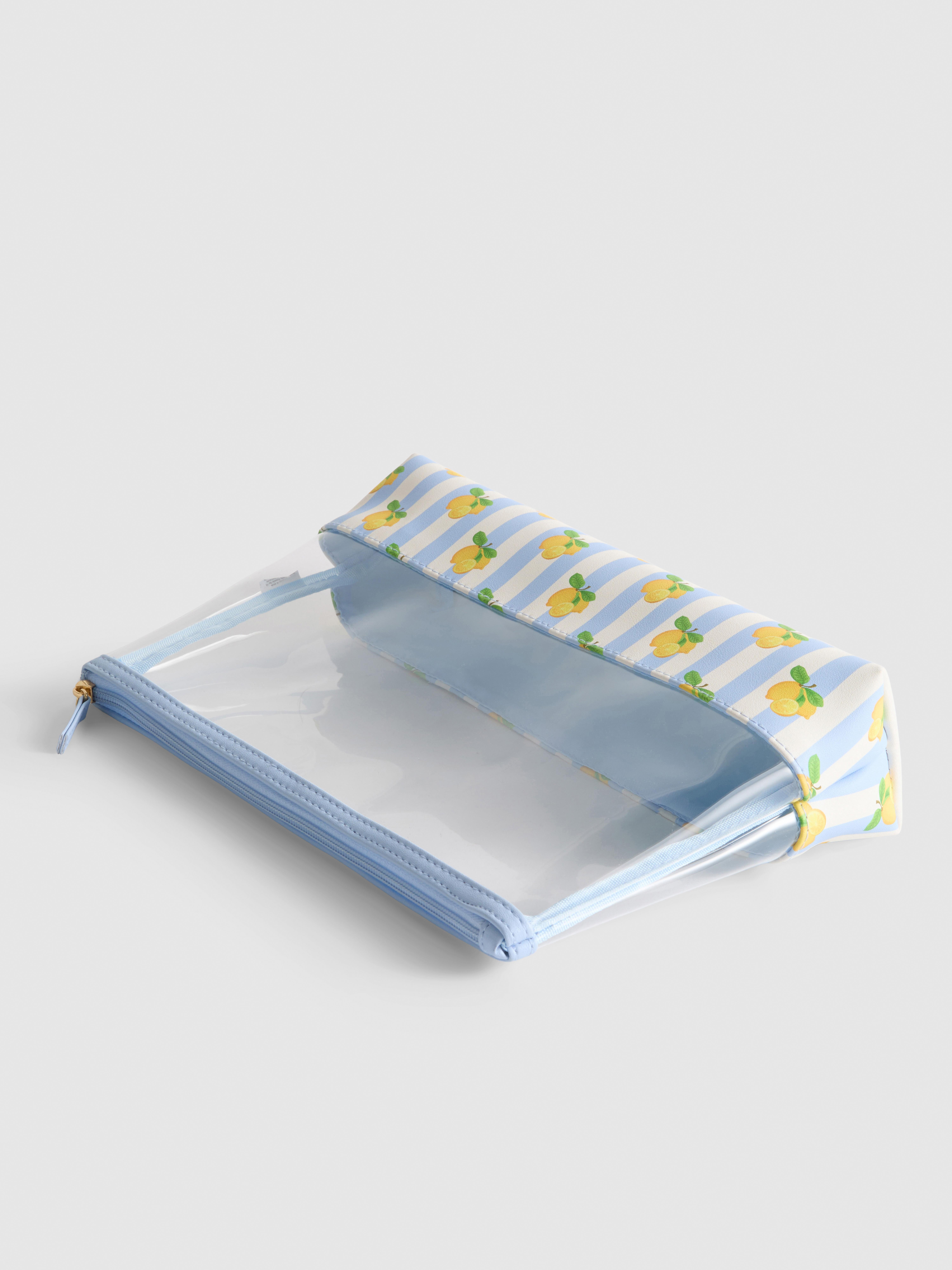 Lemon Print Wash Bag