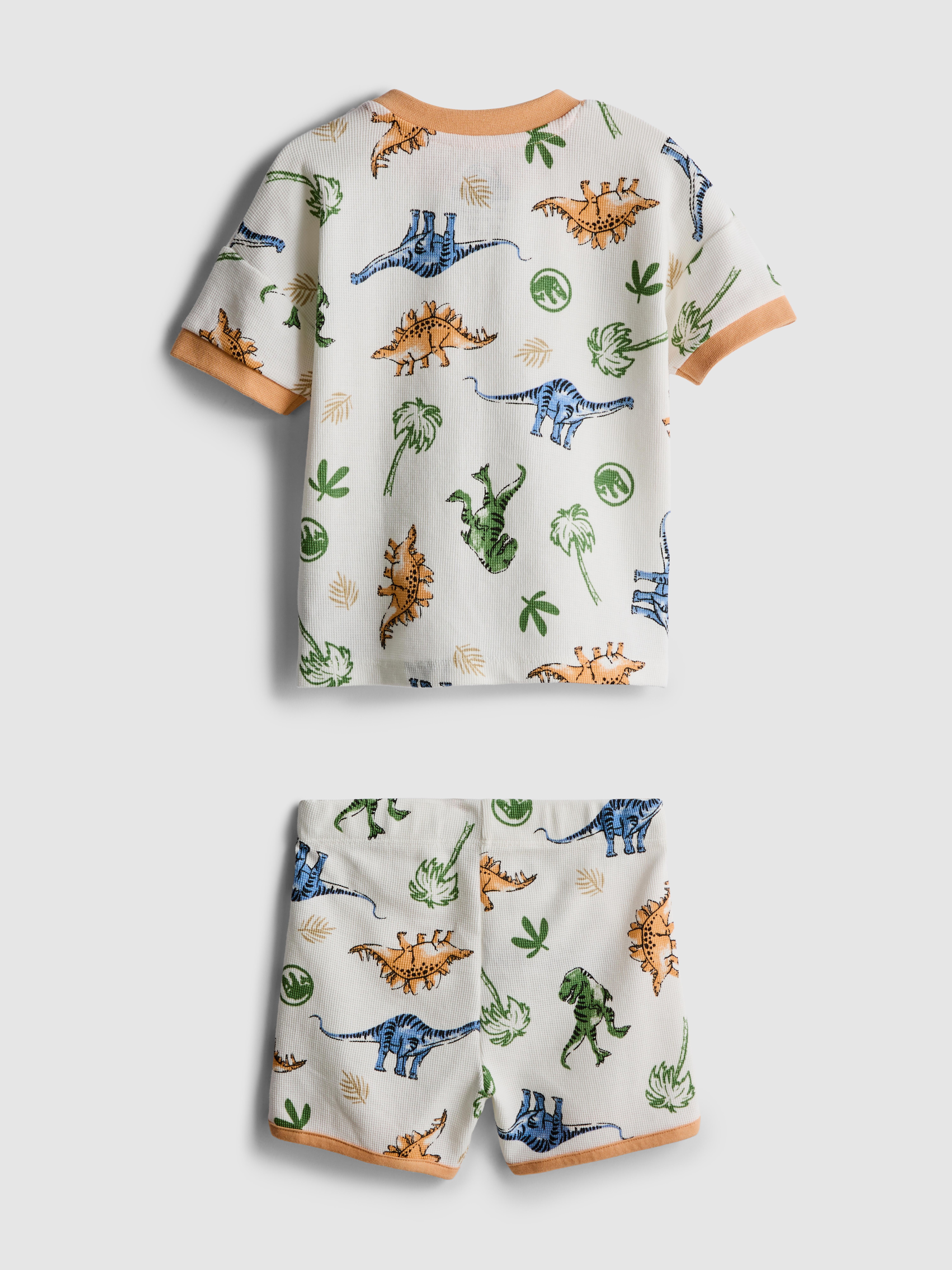 0-36mths | Jurassic World Waffle T-Shirt and Shorts Set
