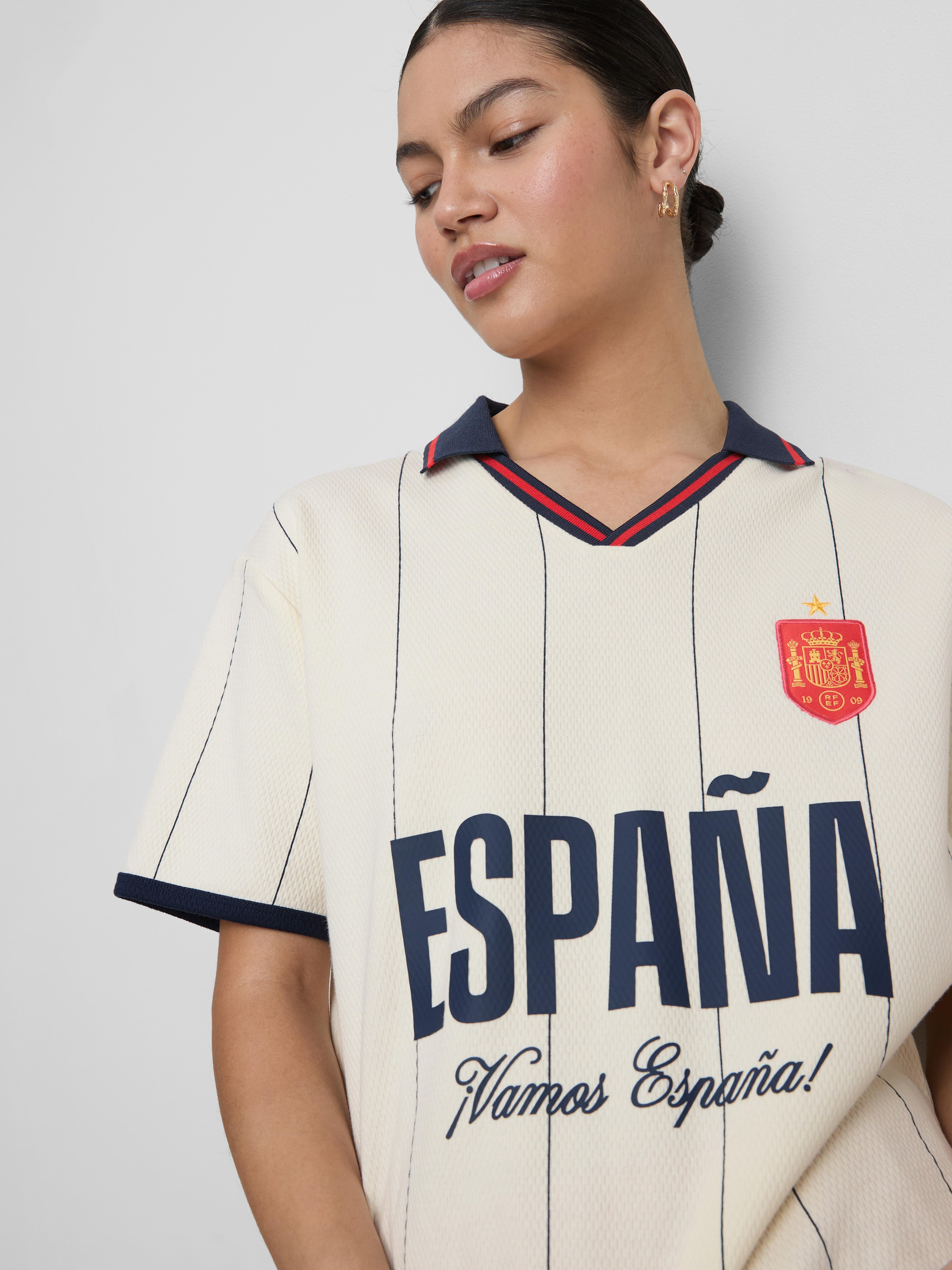 Spain Collared Football T-Shirt