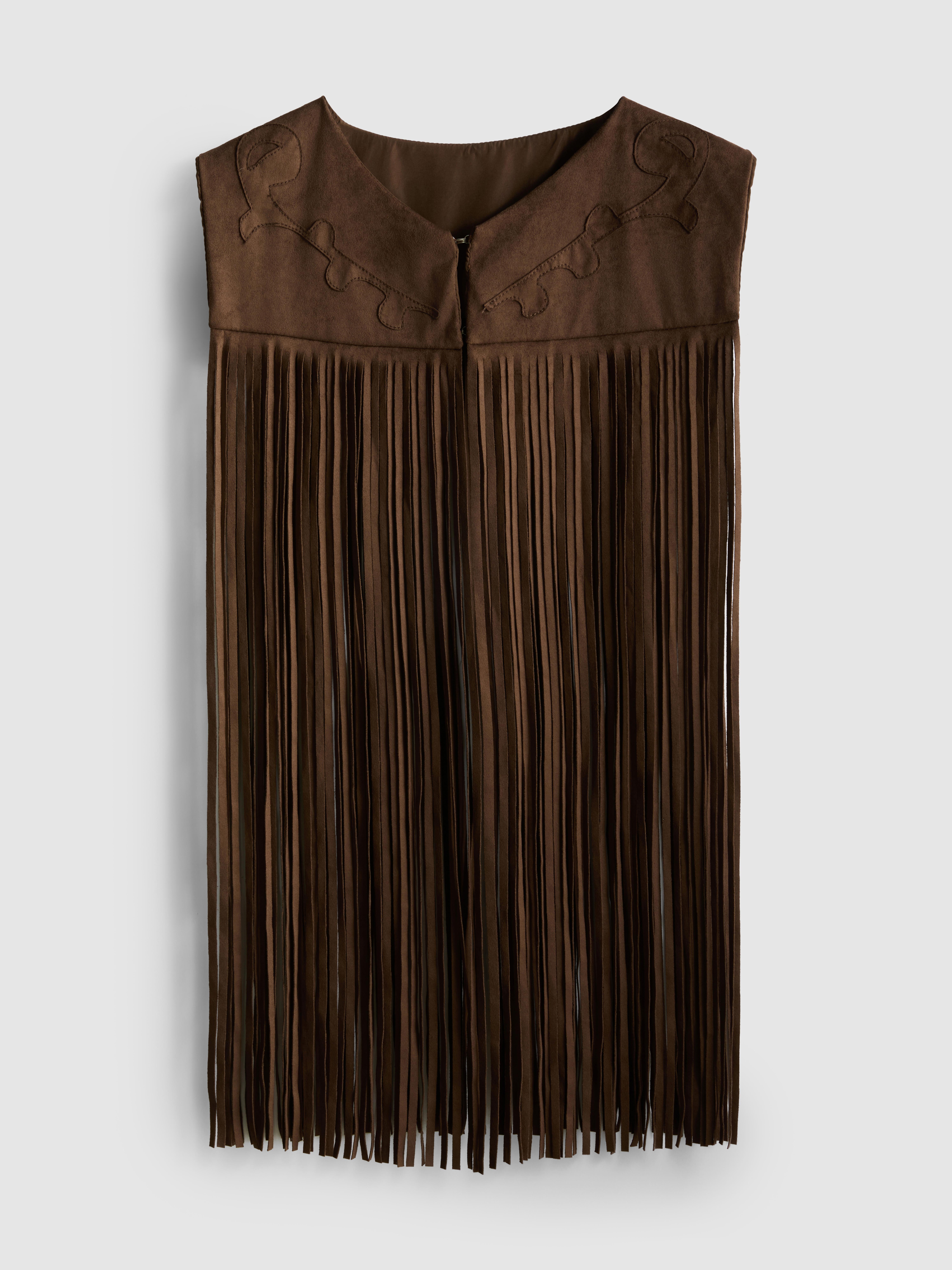 Plastron à franges