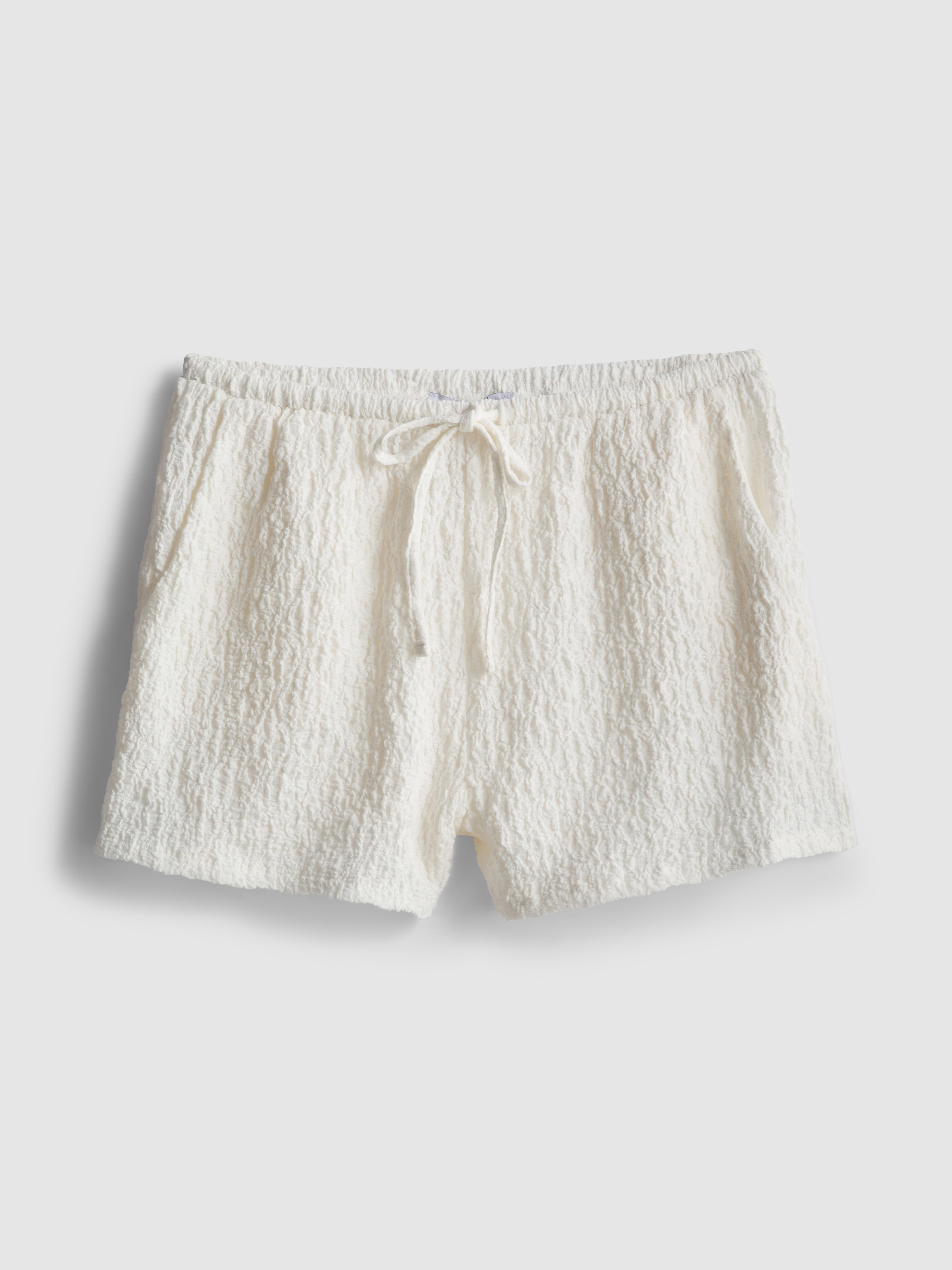 Paula Echevarría Relaxed Crinkle Shorts