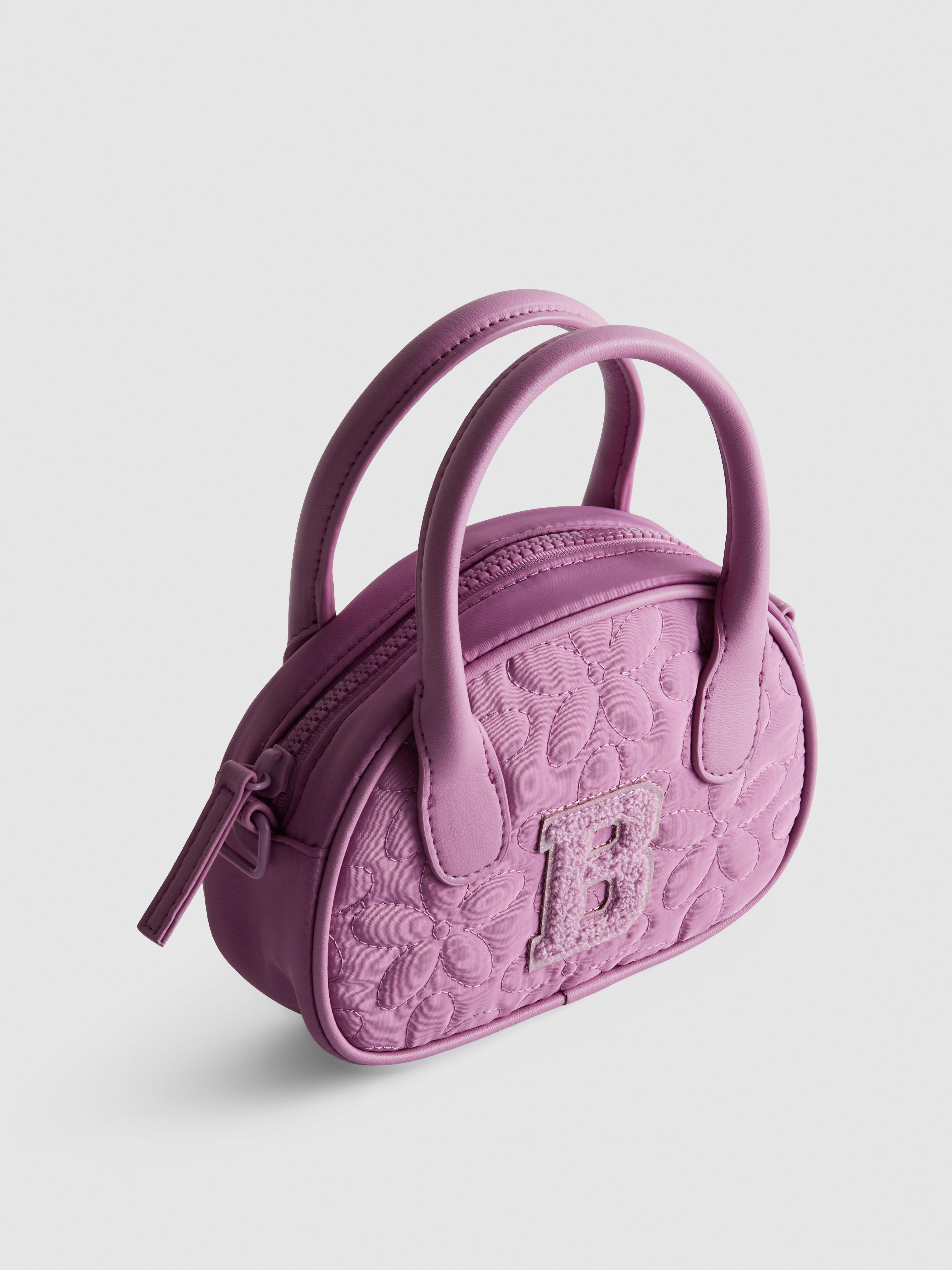 Initial Quilted Mini Bag