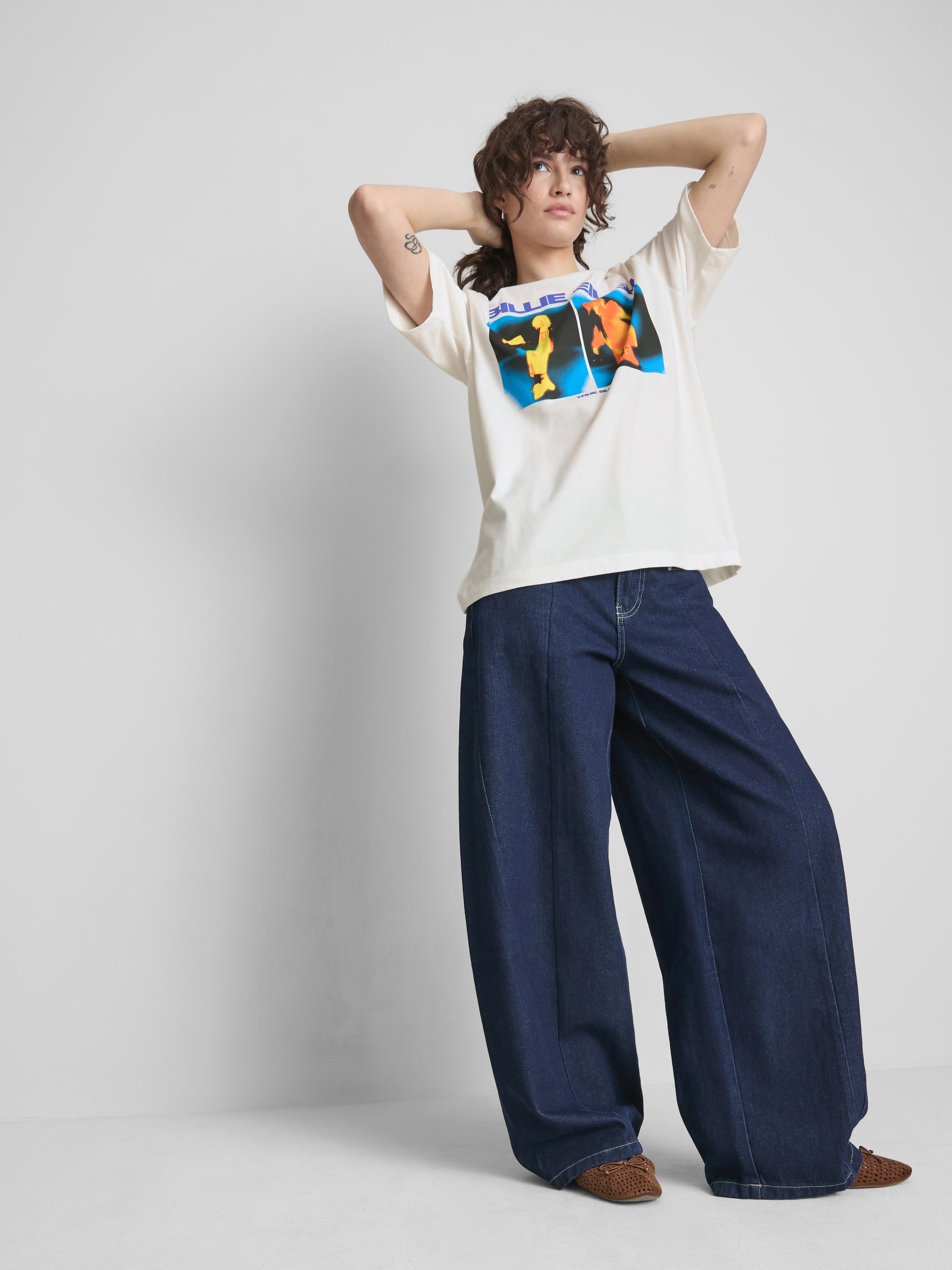 Tricou din bumbac cu imprimeu cu turneu Billie Eilish