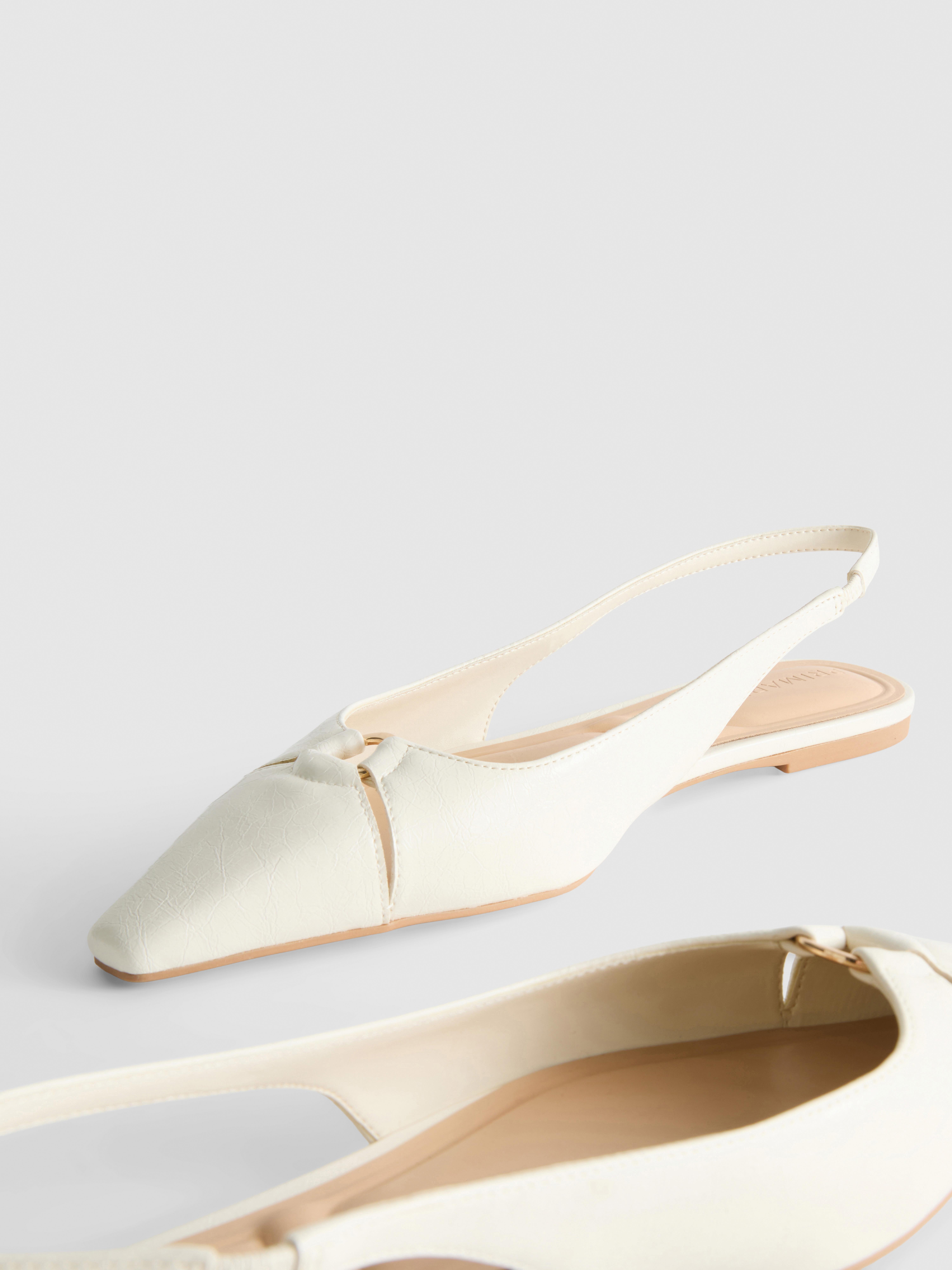 Pointed Slingback Flats