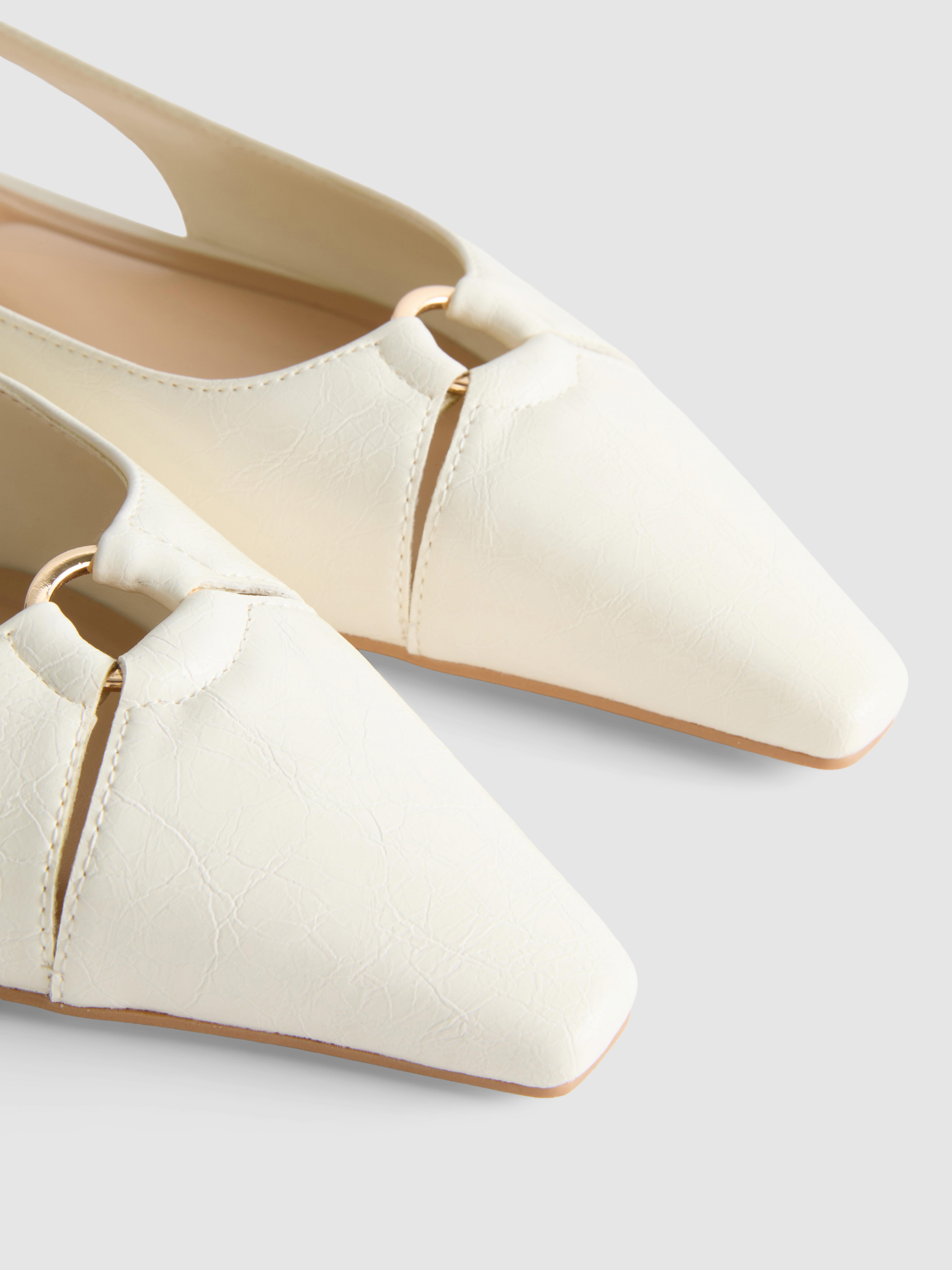 Pointed Slingback Flats