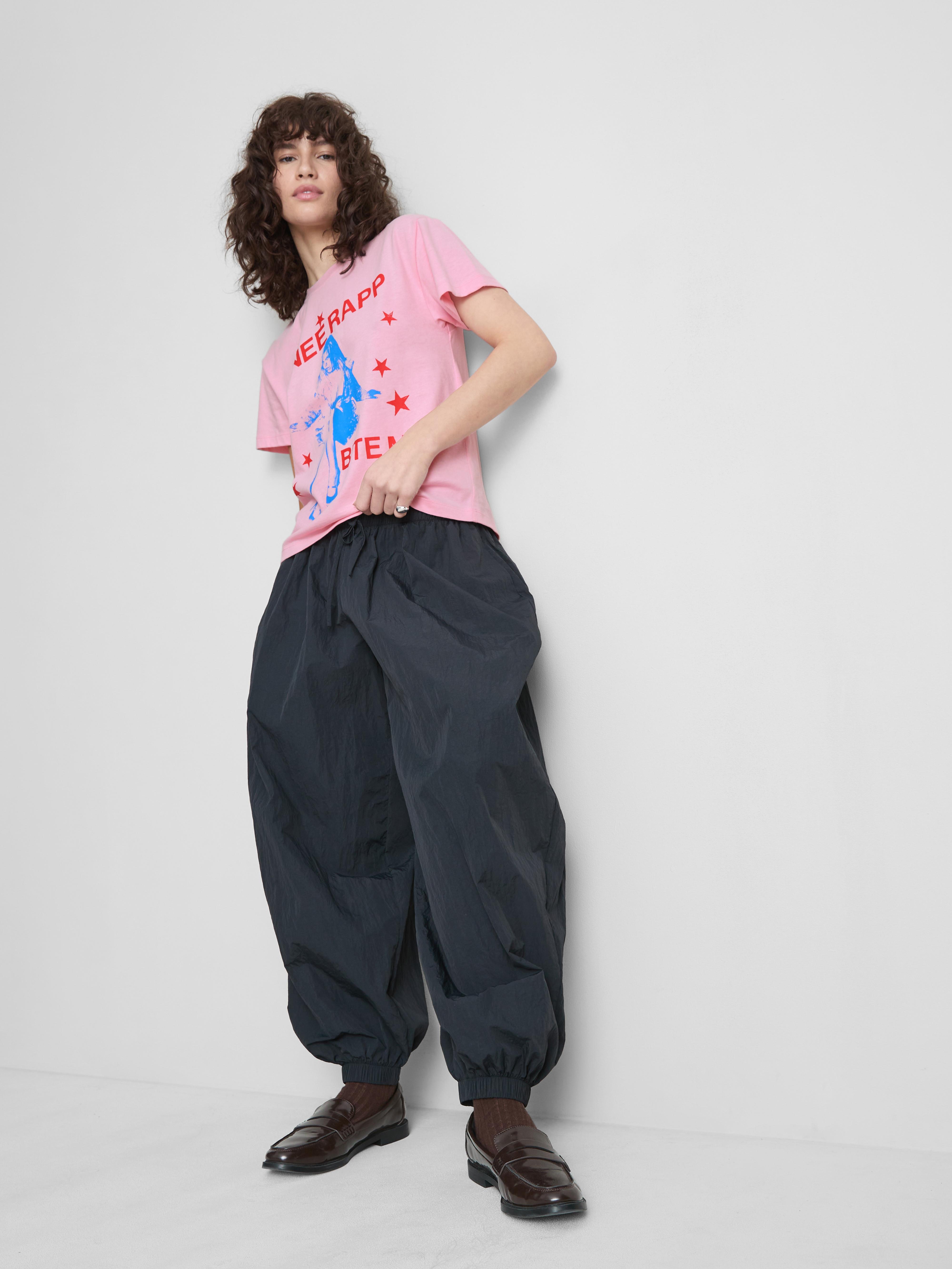 Baumwoll-T-Shirt mit „Reneé Rapp“ Grafik