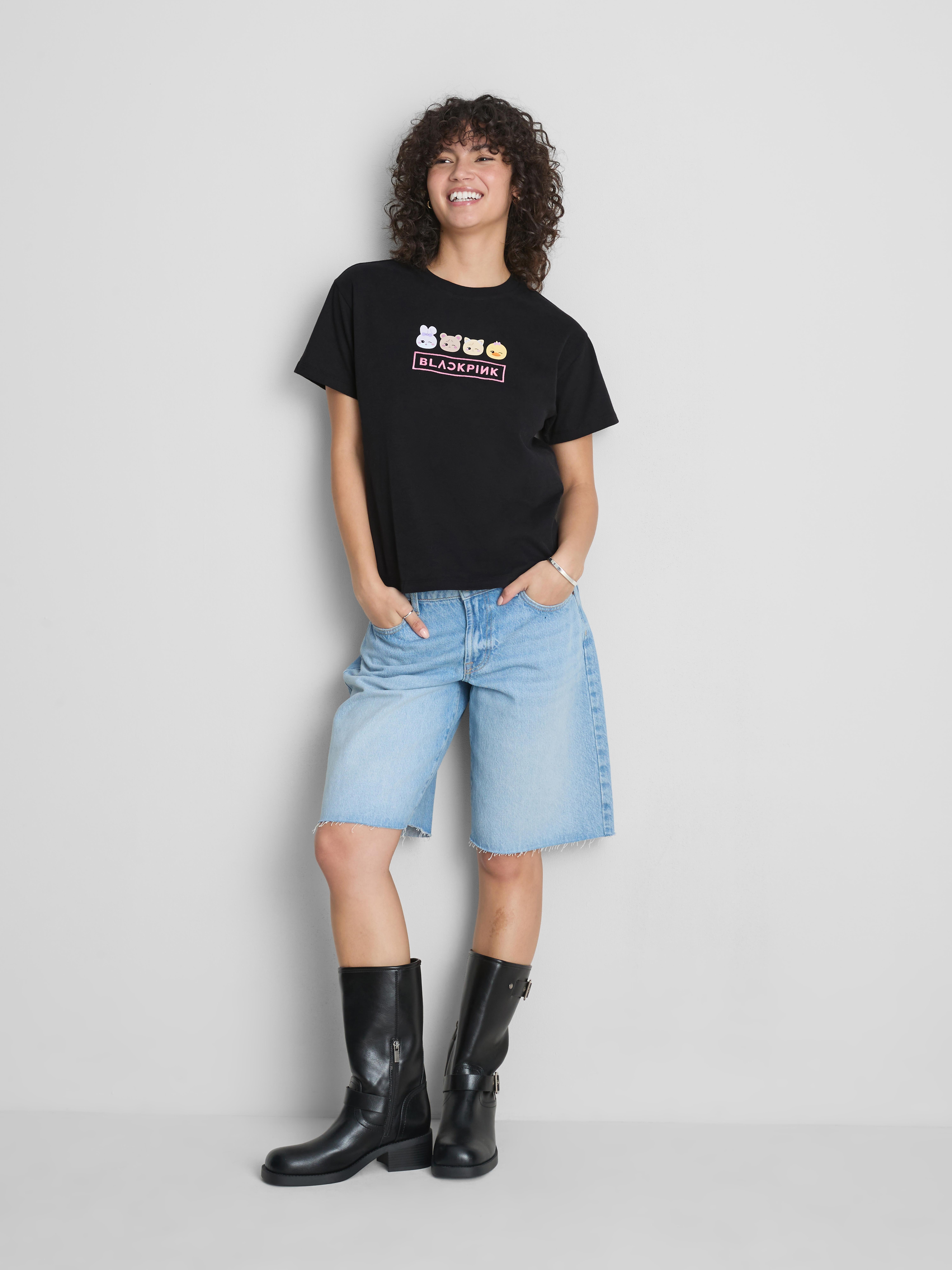 Black Pink Graphic Tour Tee