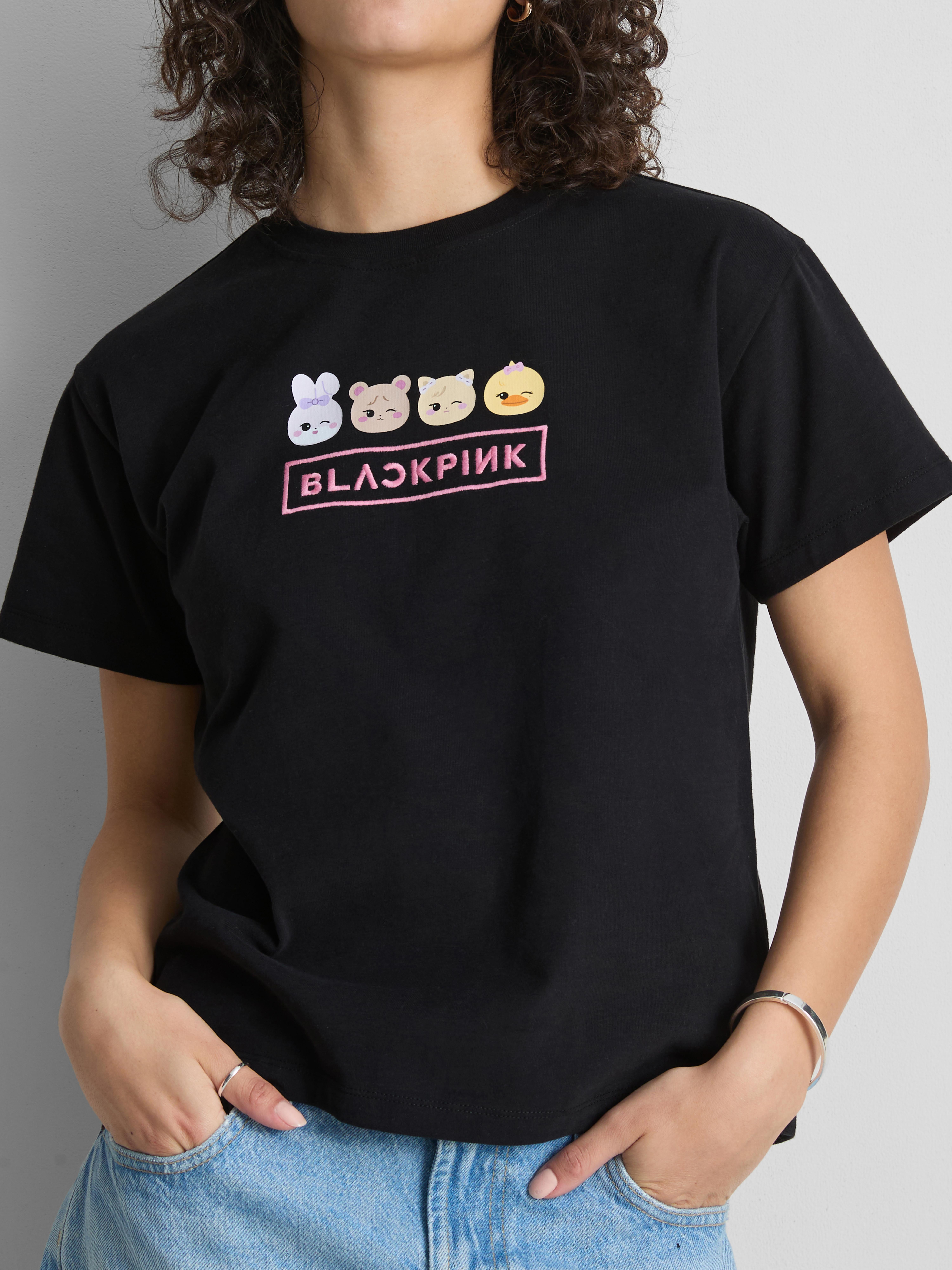 Black Pink Graphic Tour Tee