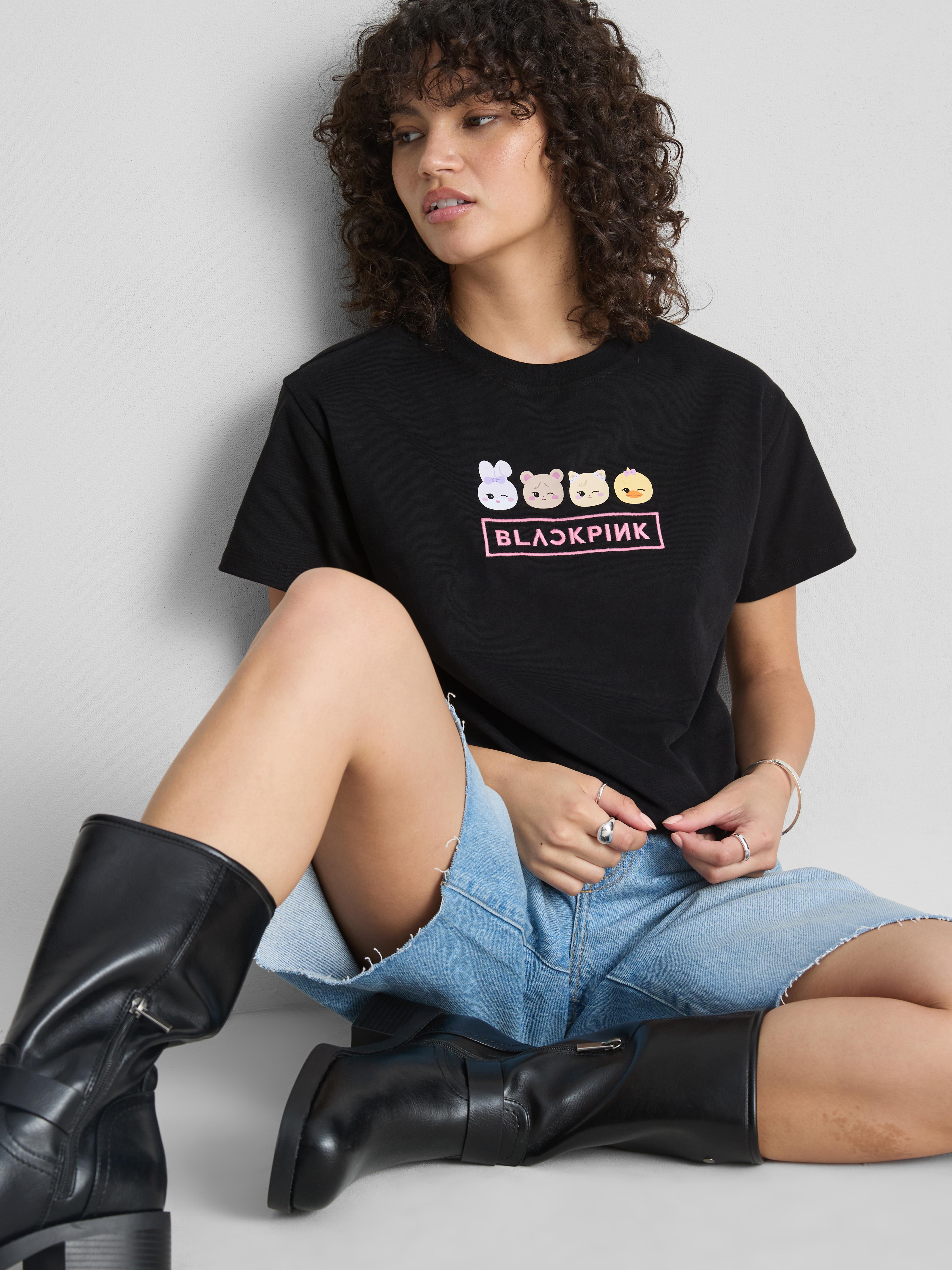 Black Pink Graphic Tour Tee