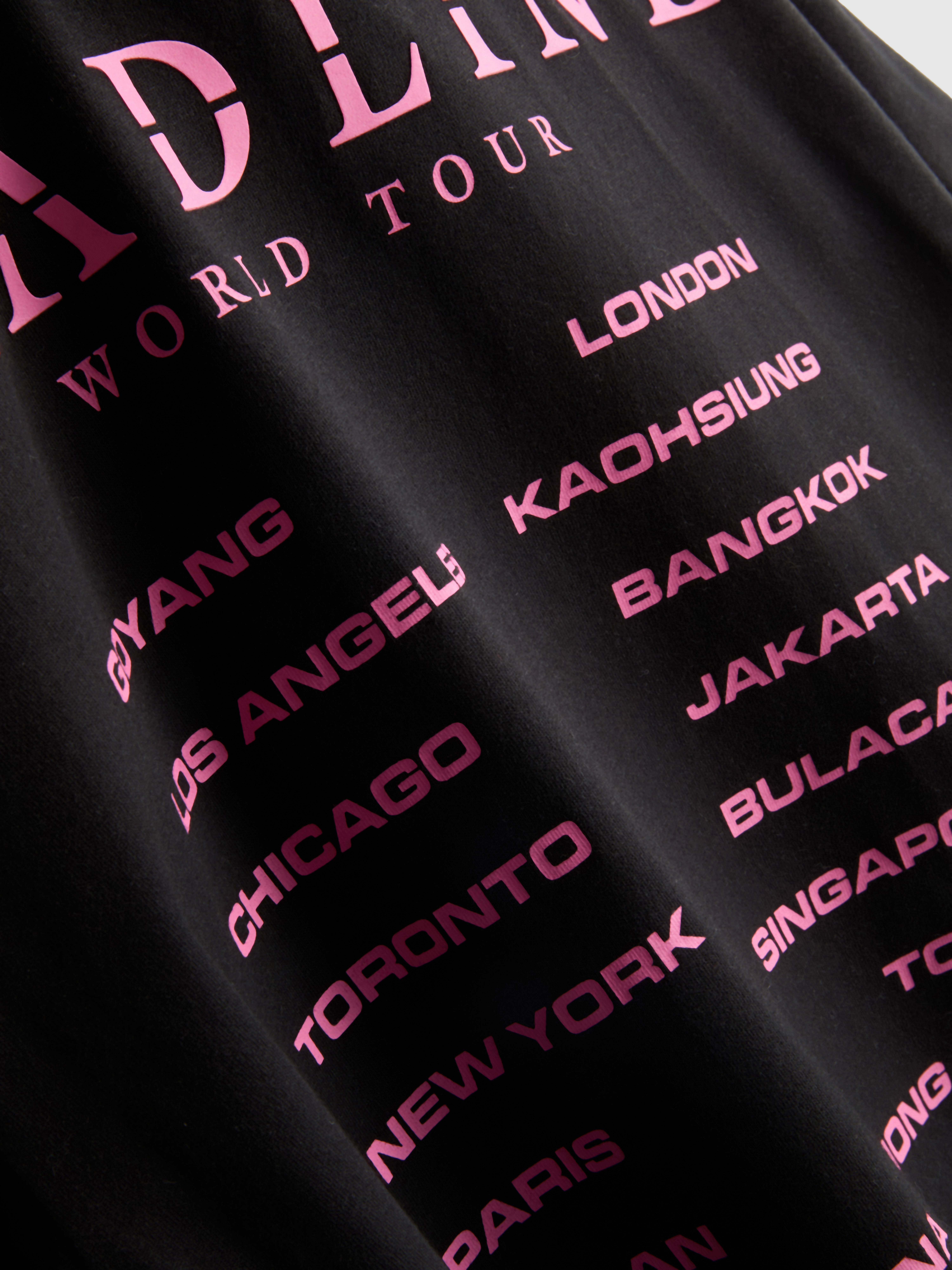Black Pink Graphic Tour Tee