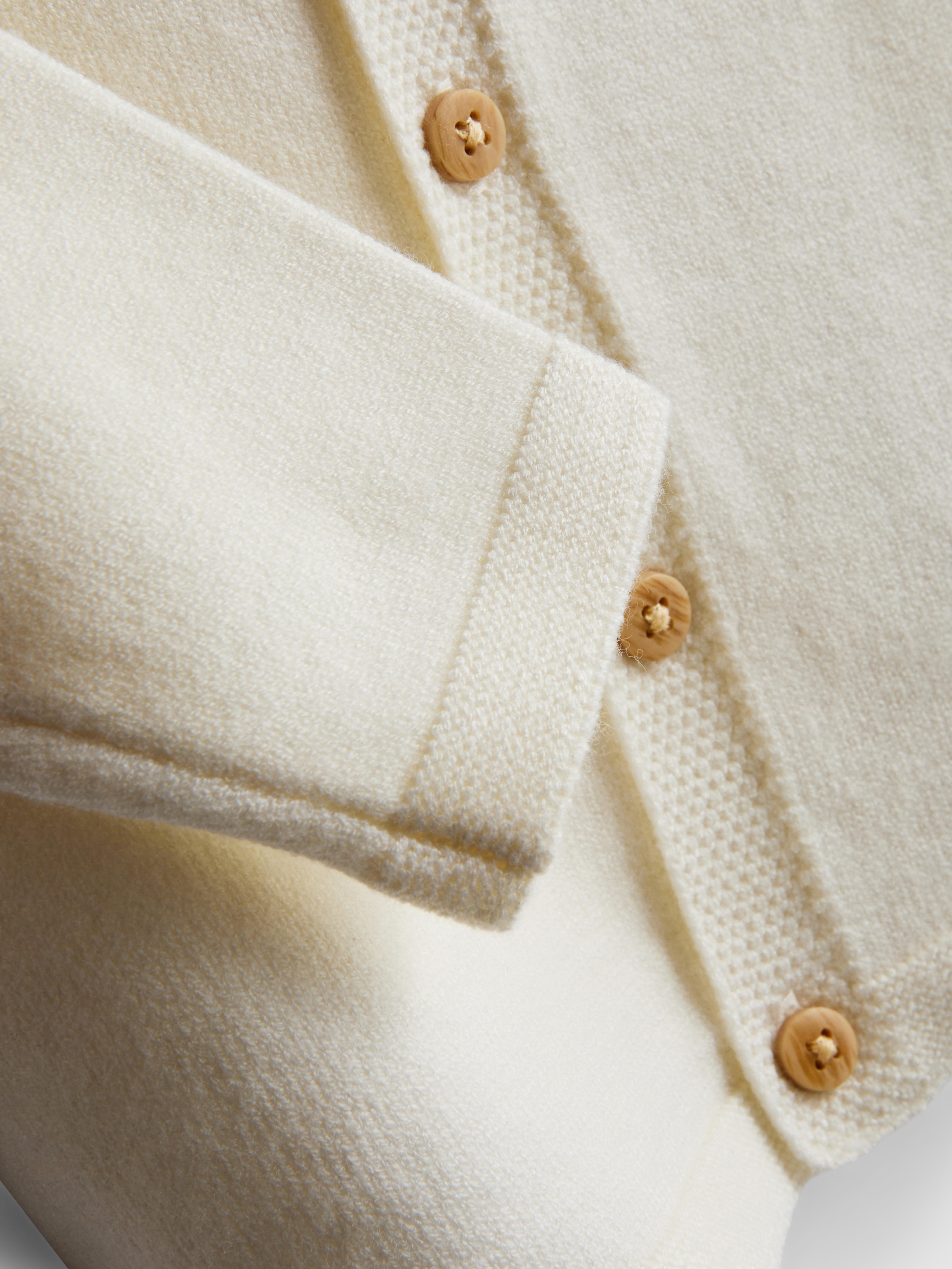 0-18mths | Newborn Pointelle Knit Cardigan
