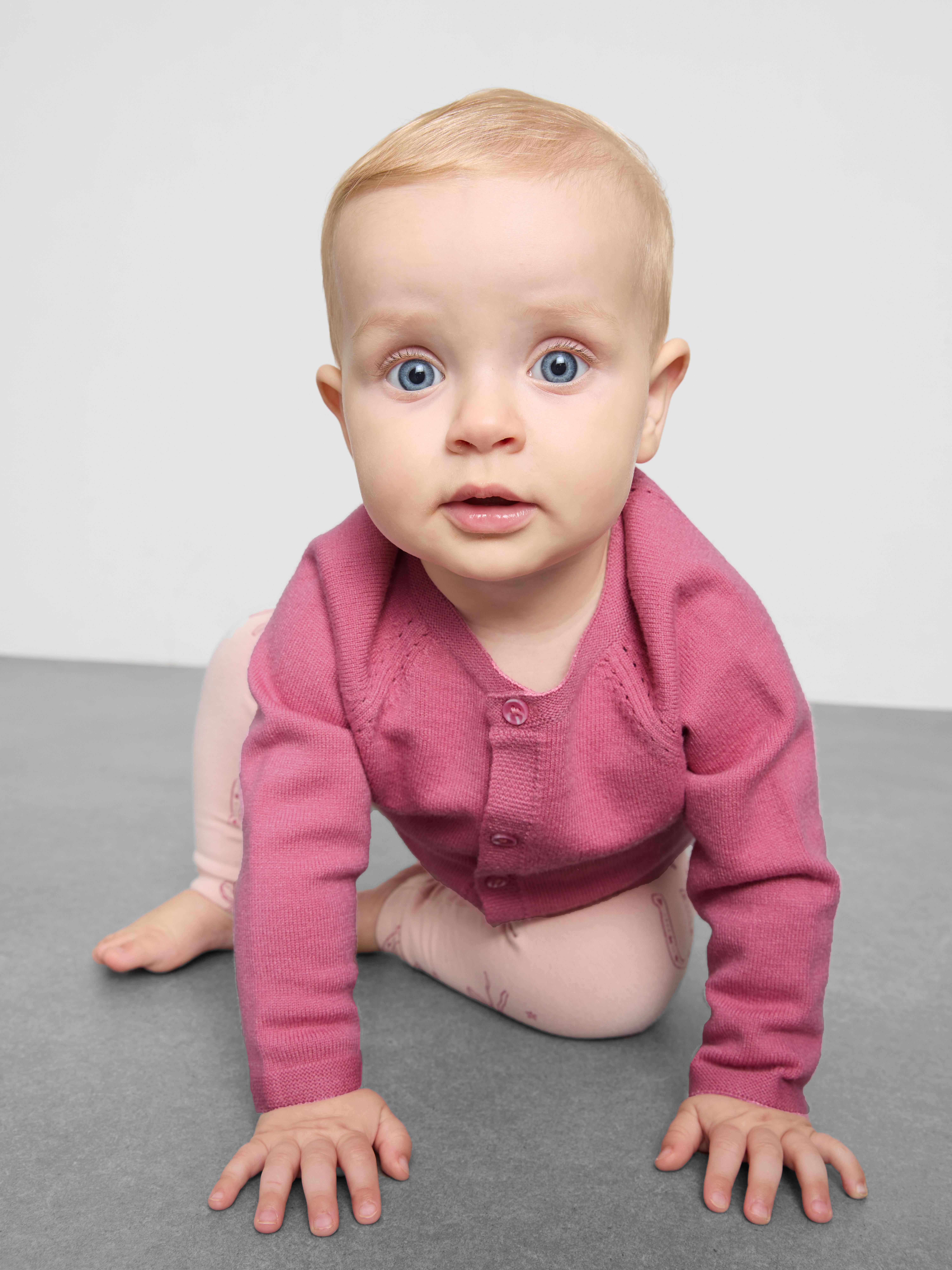 0-18mths | Newborn Pointelle Knit Cardigan