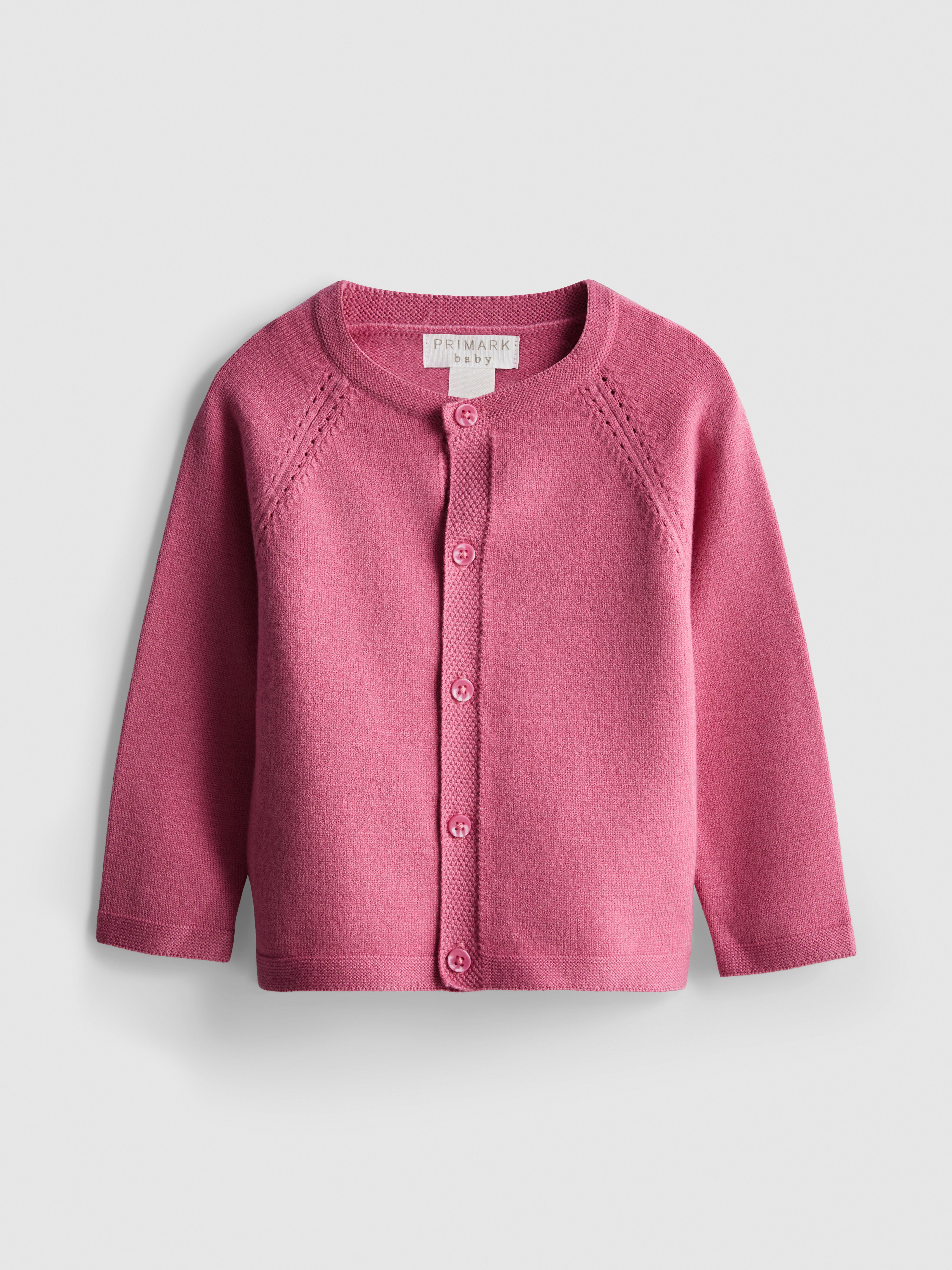 0-18mths | Newborn Pointelle Knit Cardigan