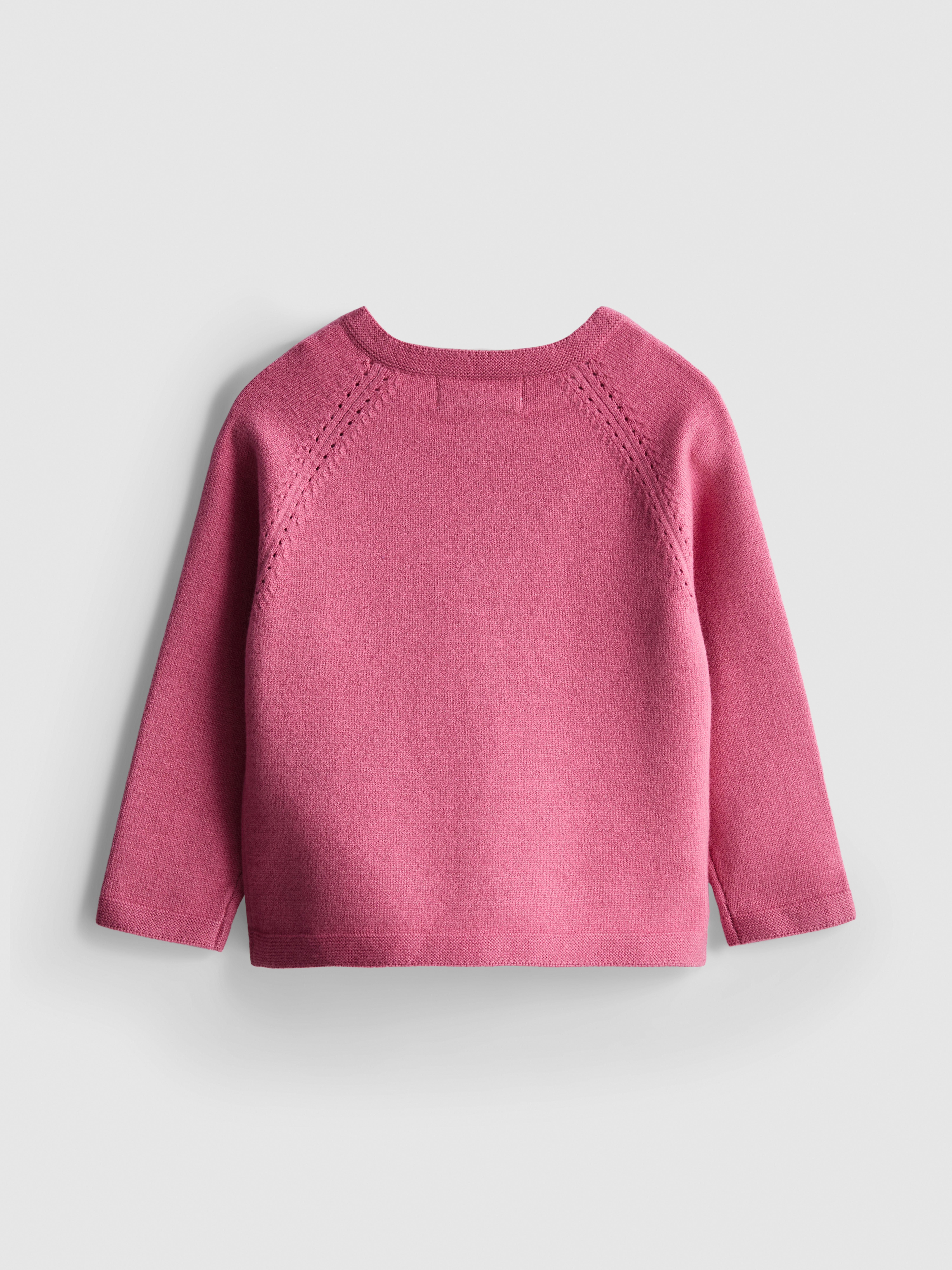 0-18mths | Newborn Pointelle Knit Cardigan