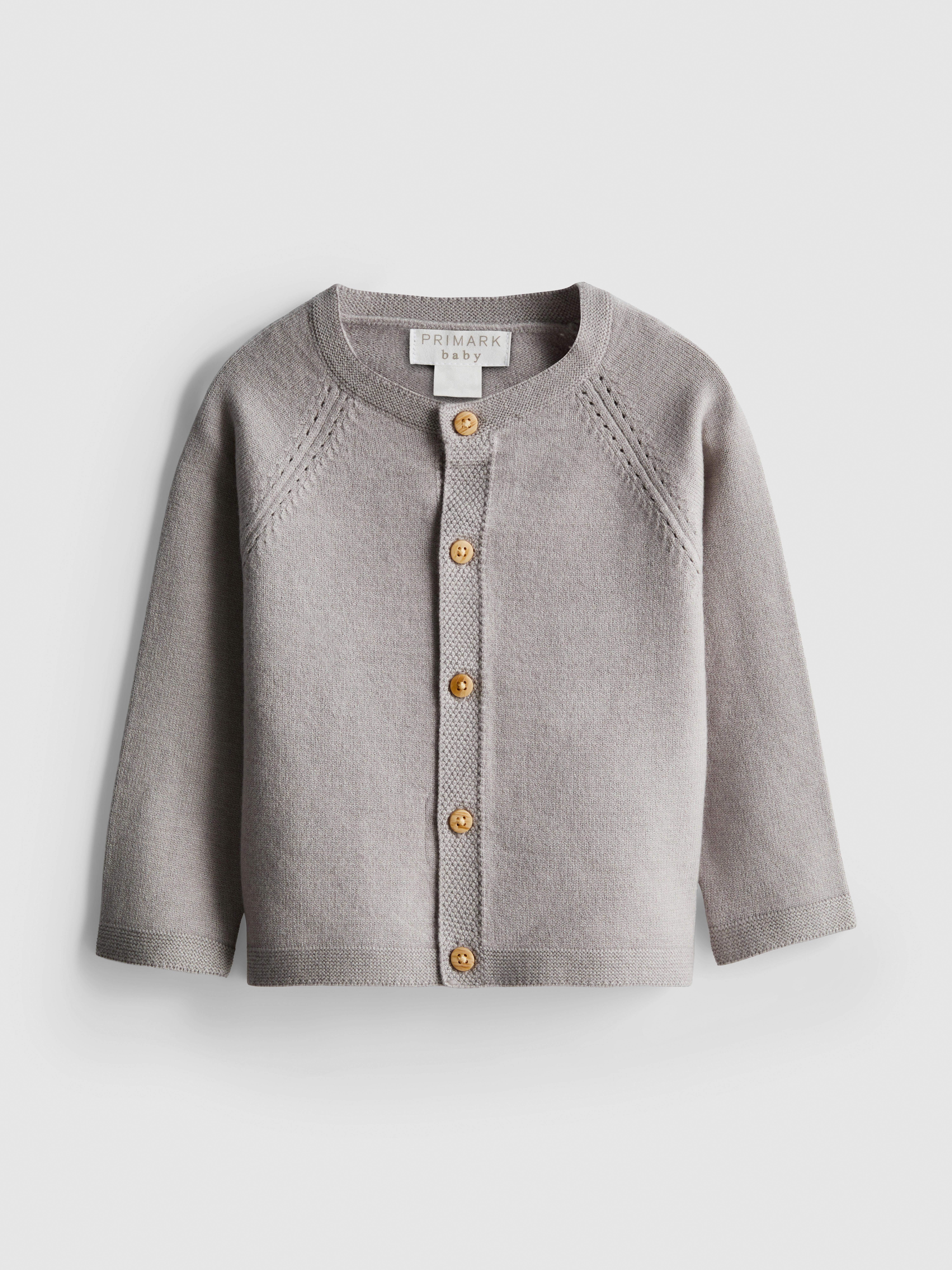 0-18mths | Newborn Pointelle Knit Cardigan