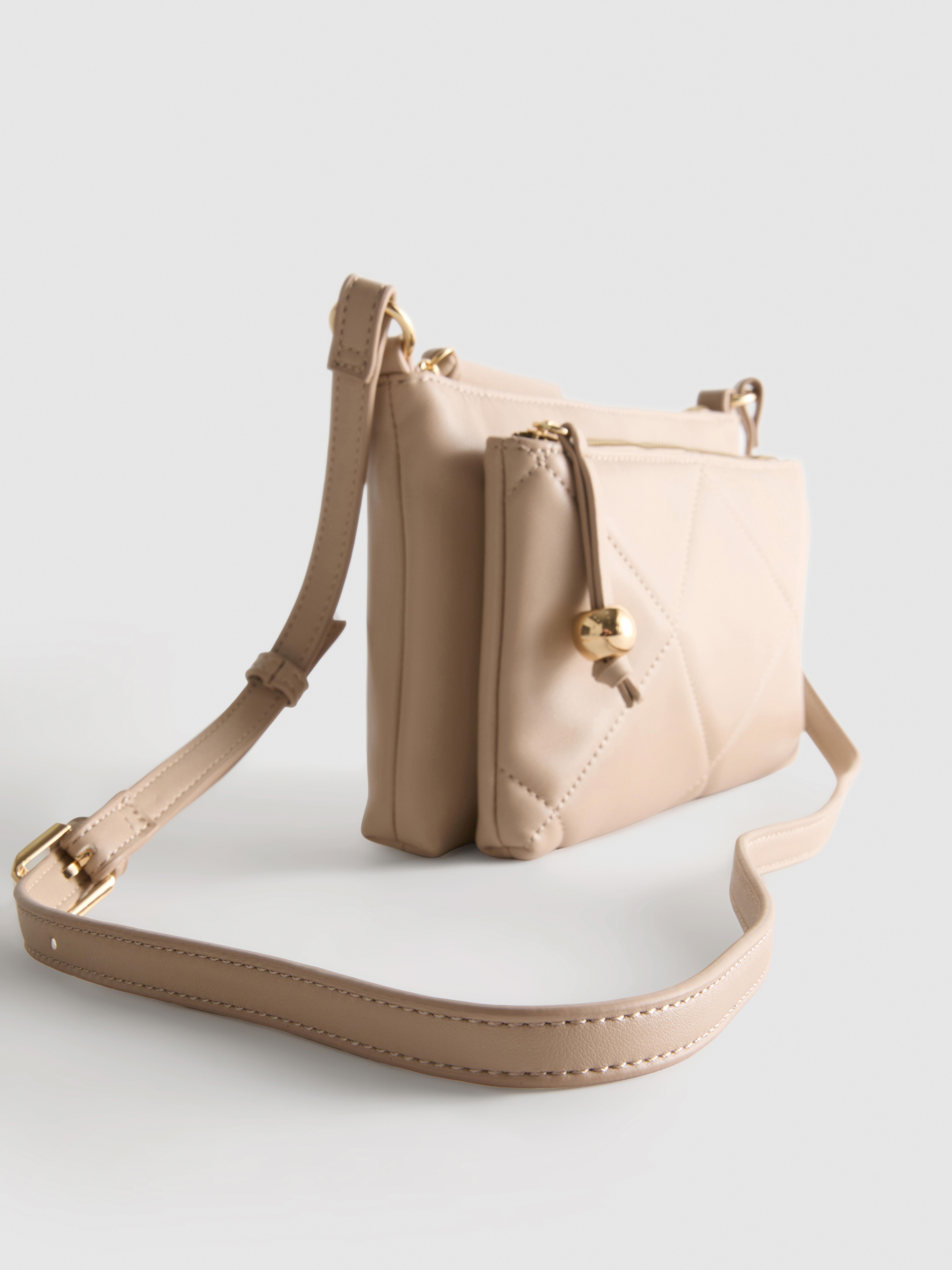 Geantă crossbody matlasată - Natural - Femei | Primark