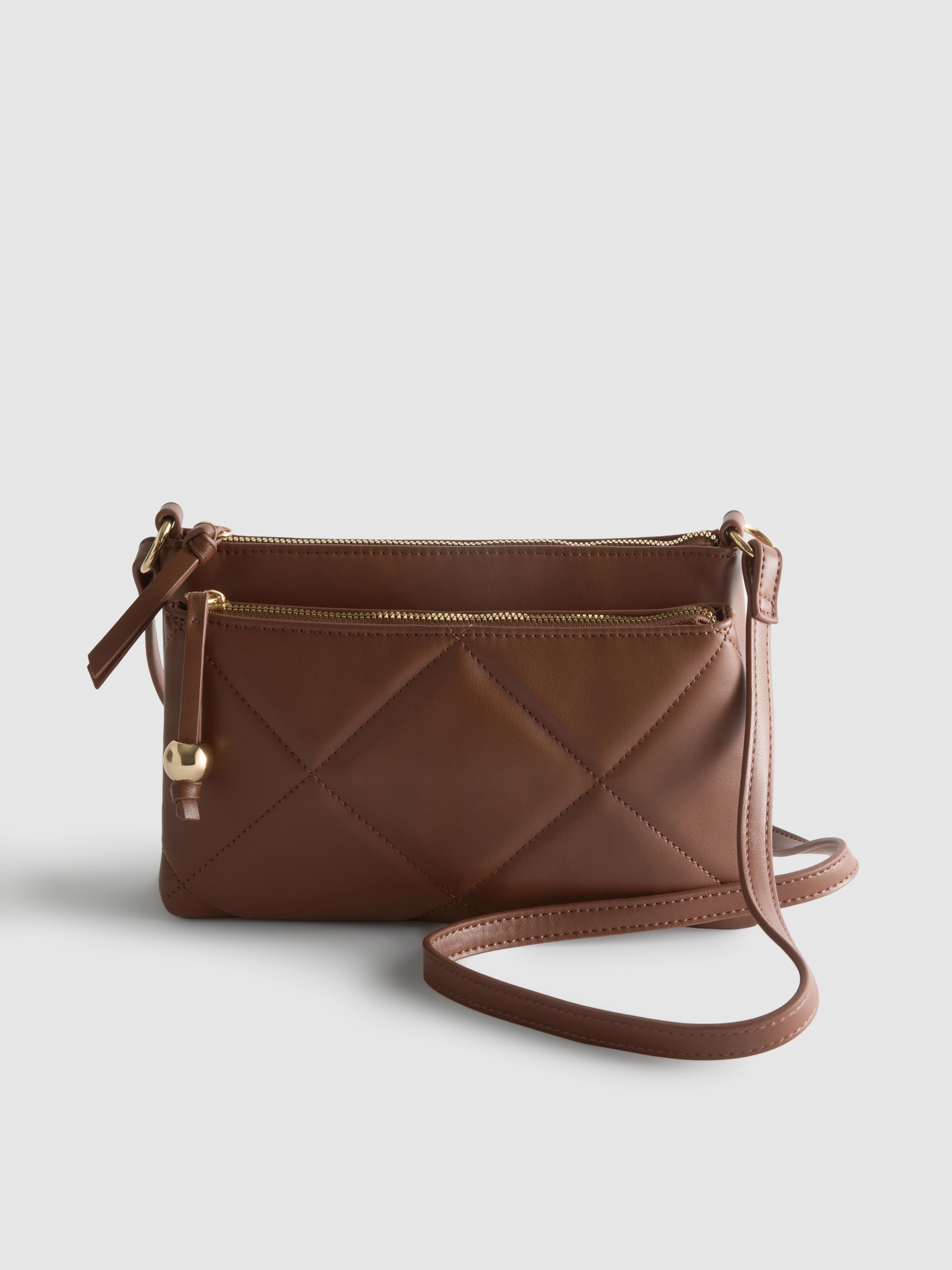バッグ mlmlml Geantă crossbody matlasată - Maro - Femei | Primark