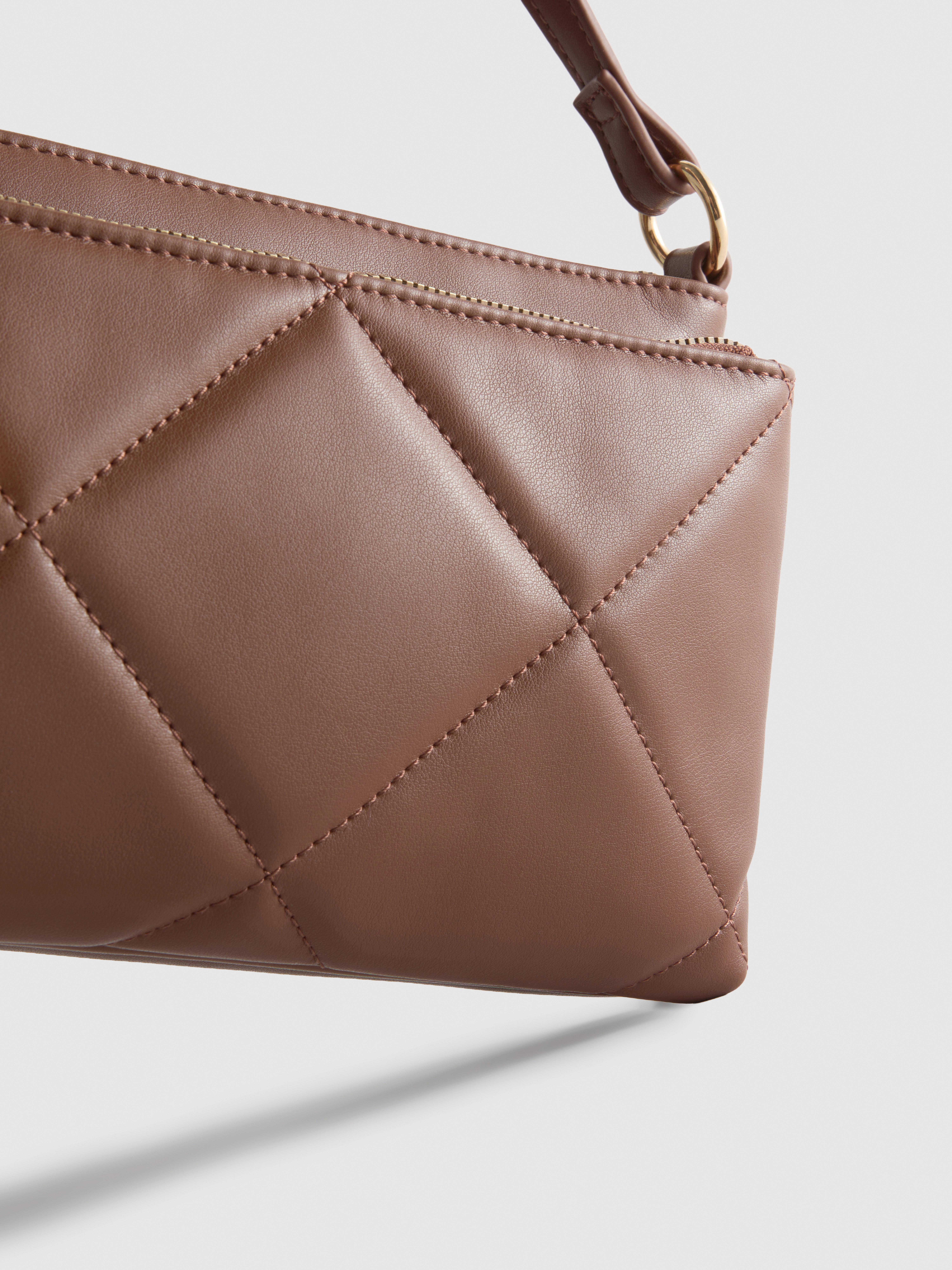 Geantă crossbody matlasată - Maro - Femei | Primark