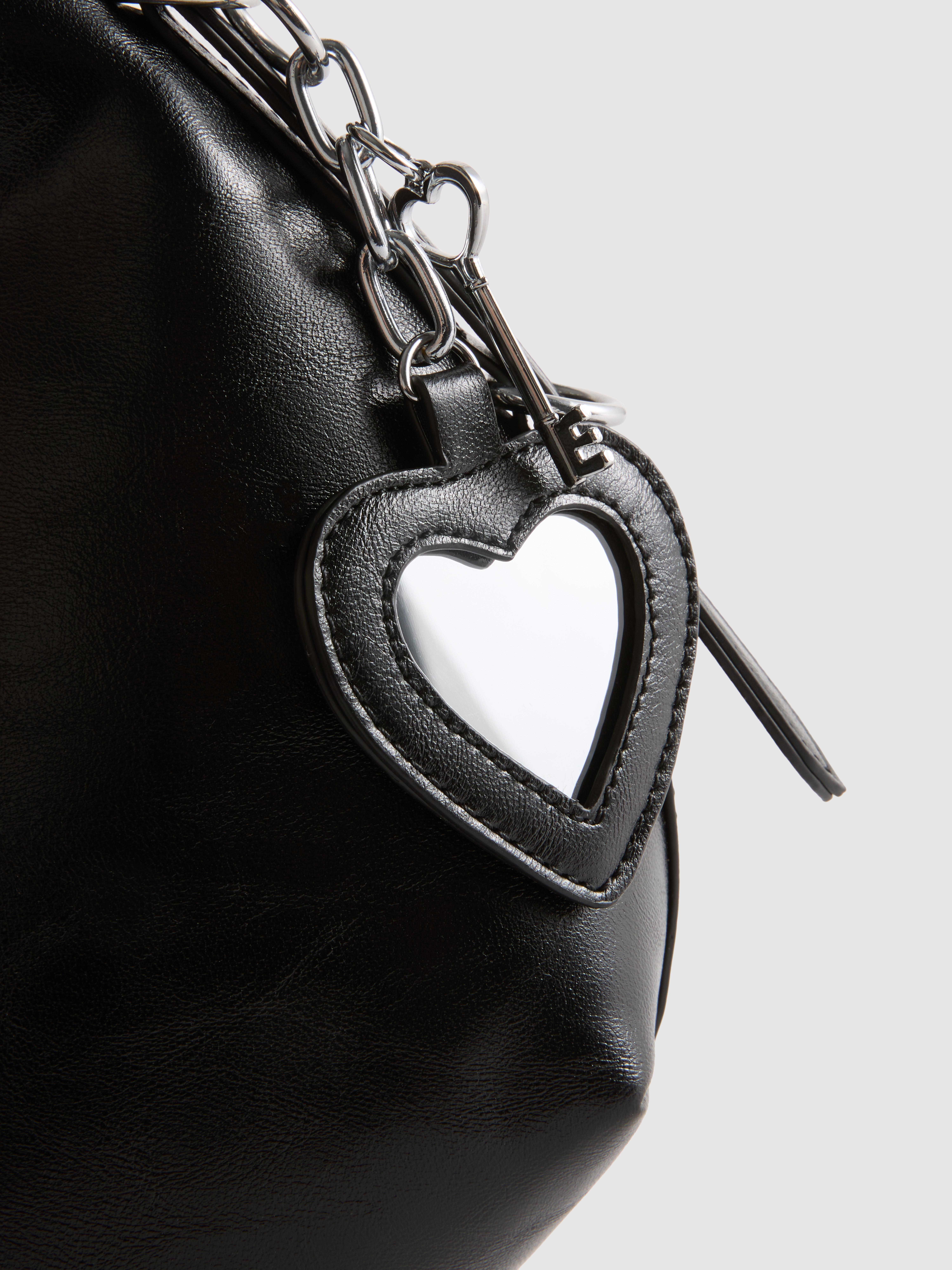 Heart Charm Shoulder Bag