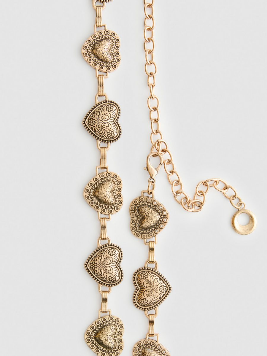 Gold Heart Chain Belt – Primark – صورة المنتج