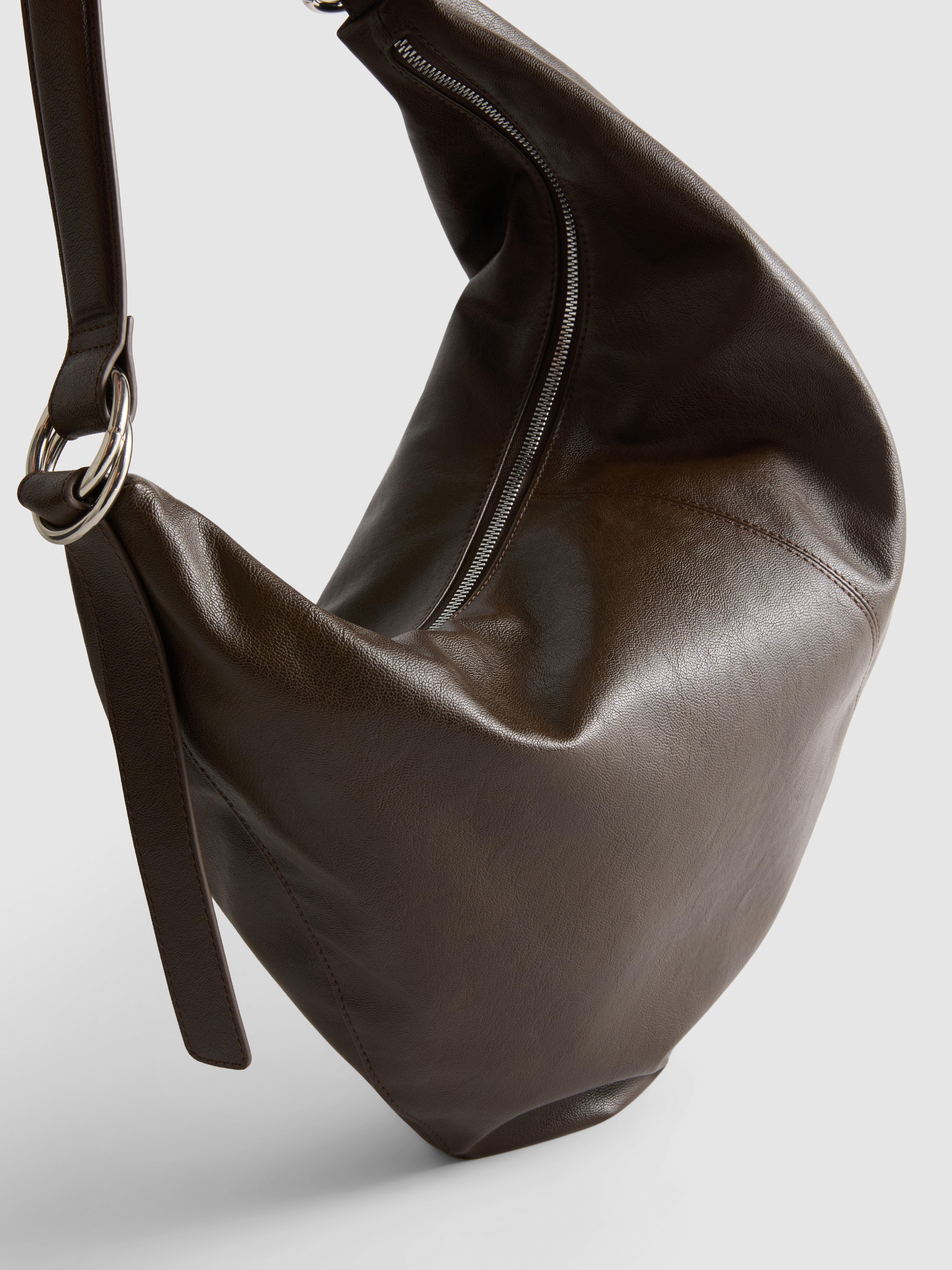 Ring Detail Slouch Shoulder Bag