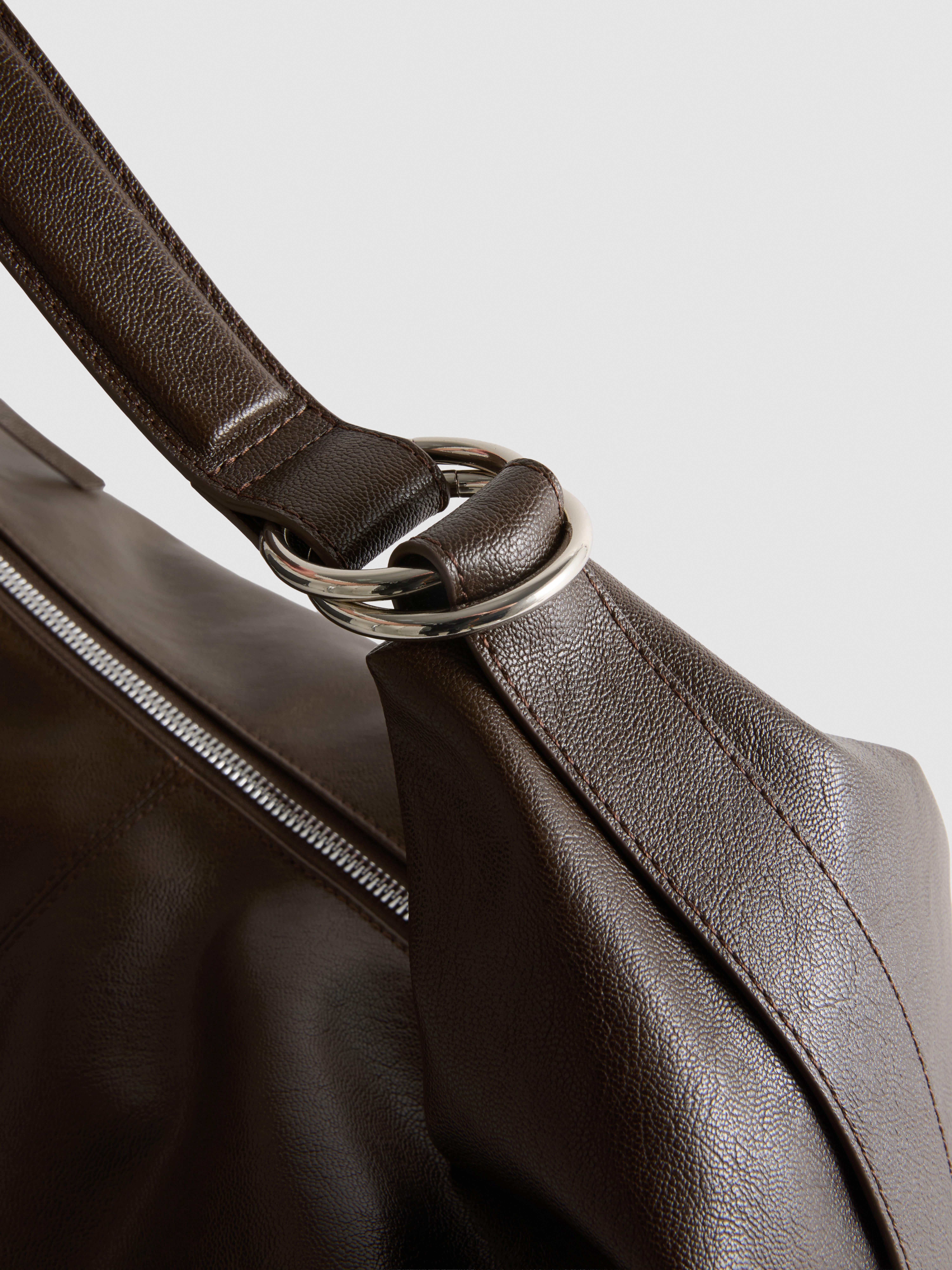Ring Detail Slouch Shoulder Bag
