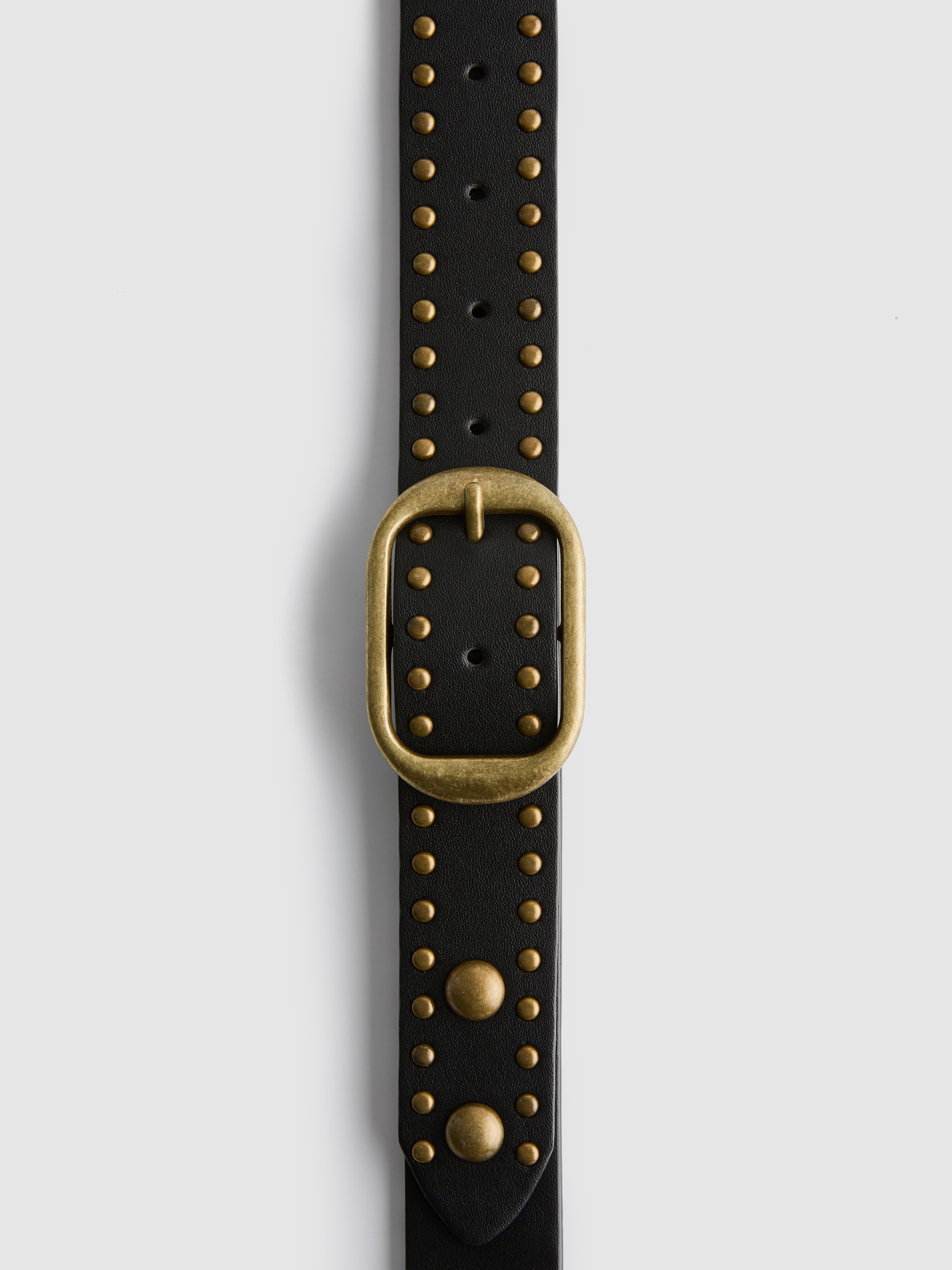 Studded Buckle Belt