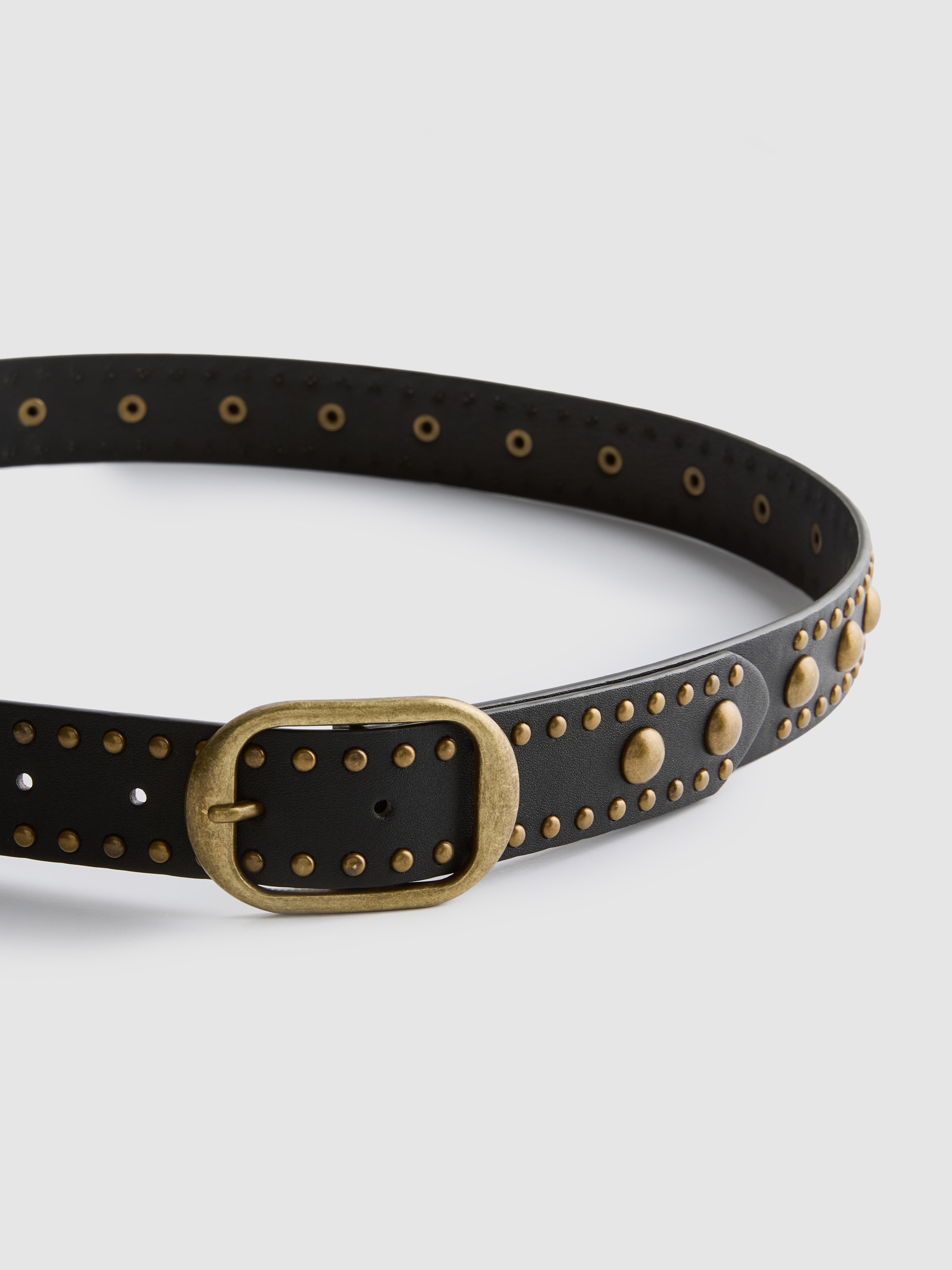 Studded Buckle Belt