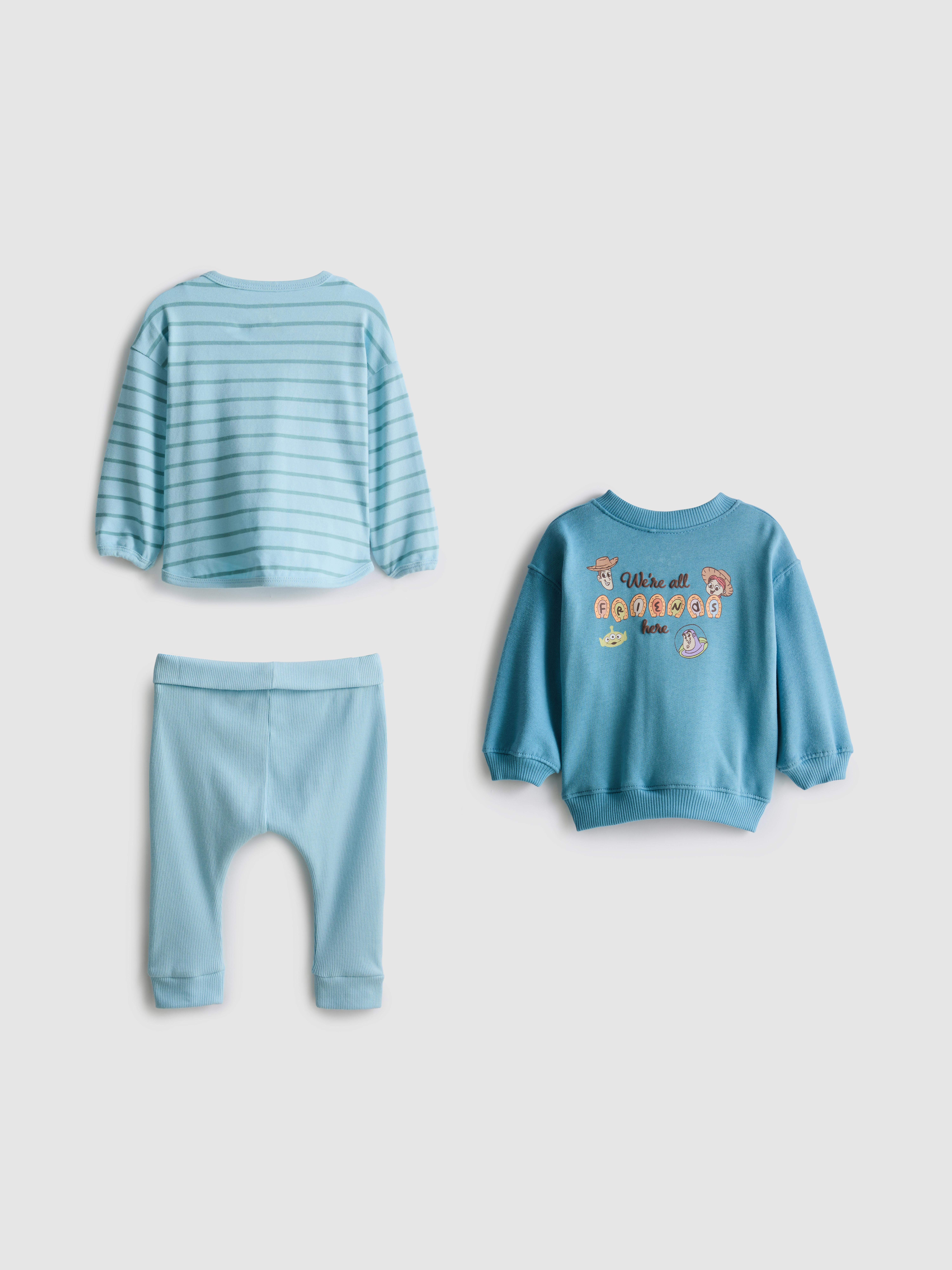 0-18mths | Disney Pixar’s Toy Story T-Shirt, Leggings and Jacket Newborn Set
