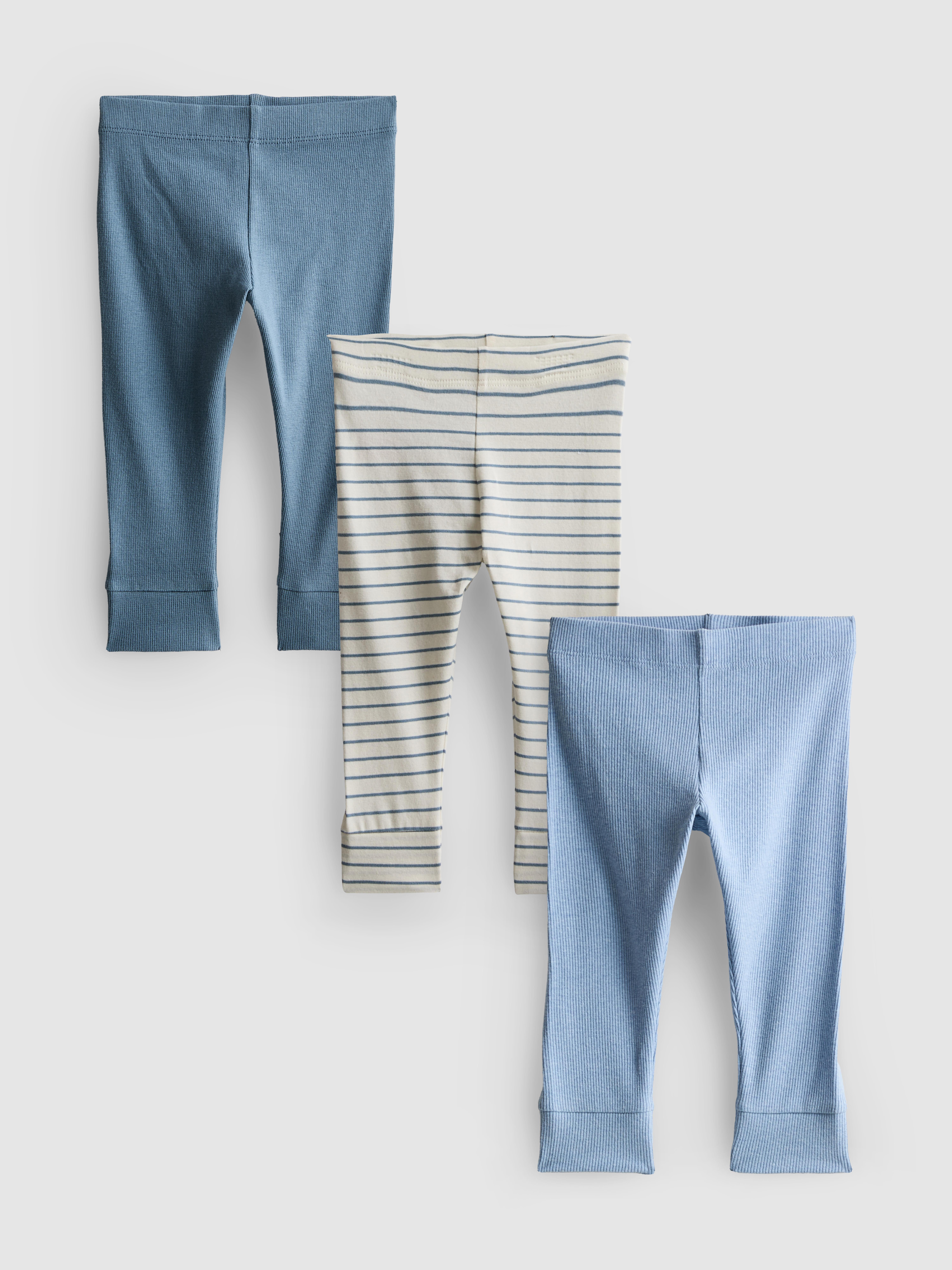0-18mths | 3pk Newborn Leggings