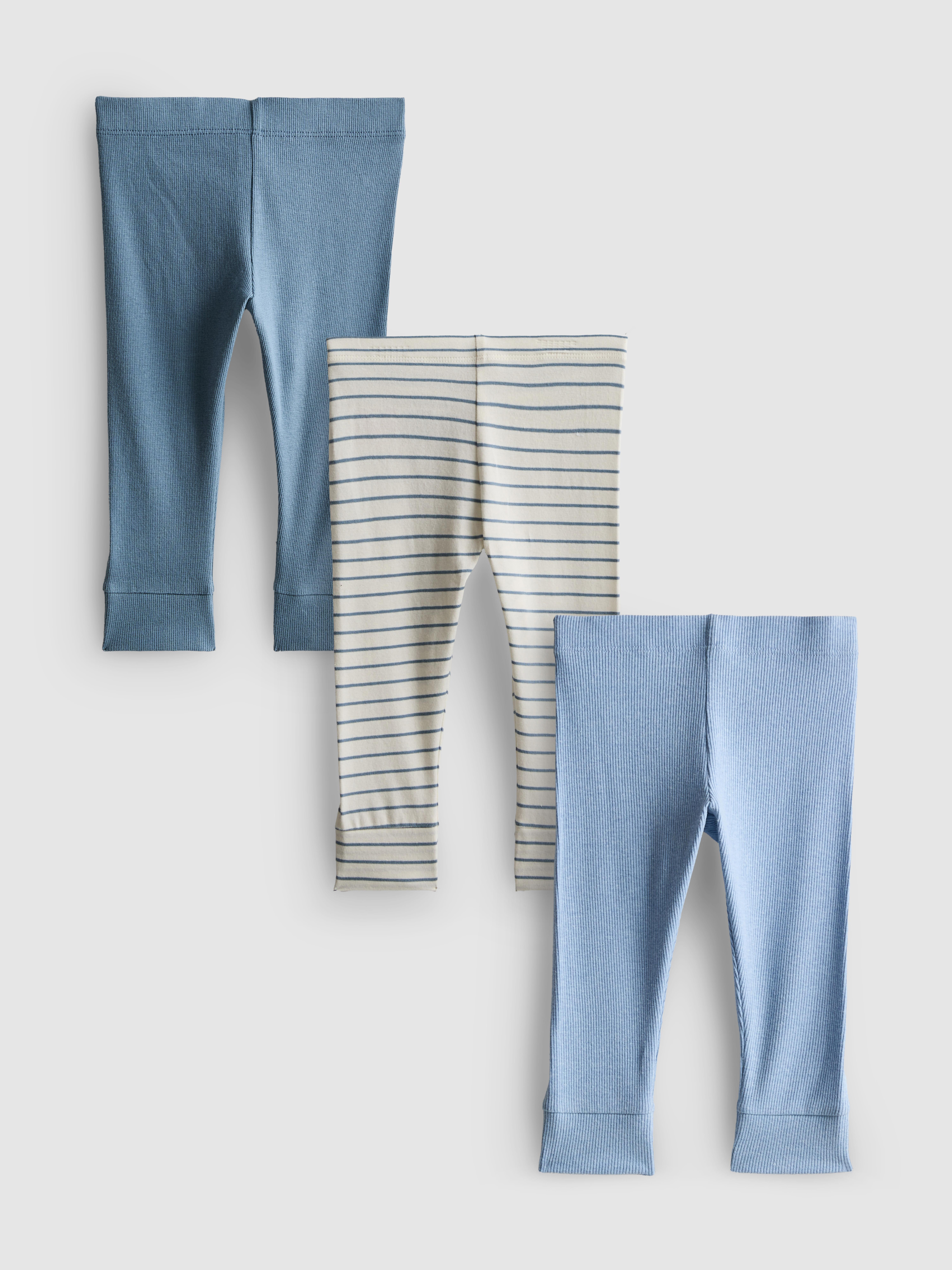 0-18mths | 3pk Newborn Leggings