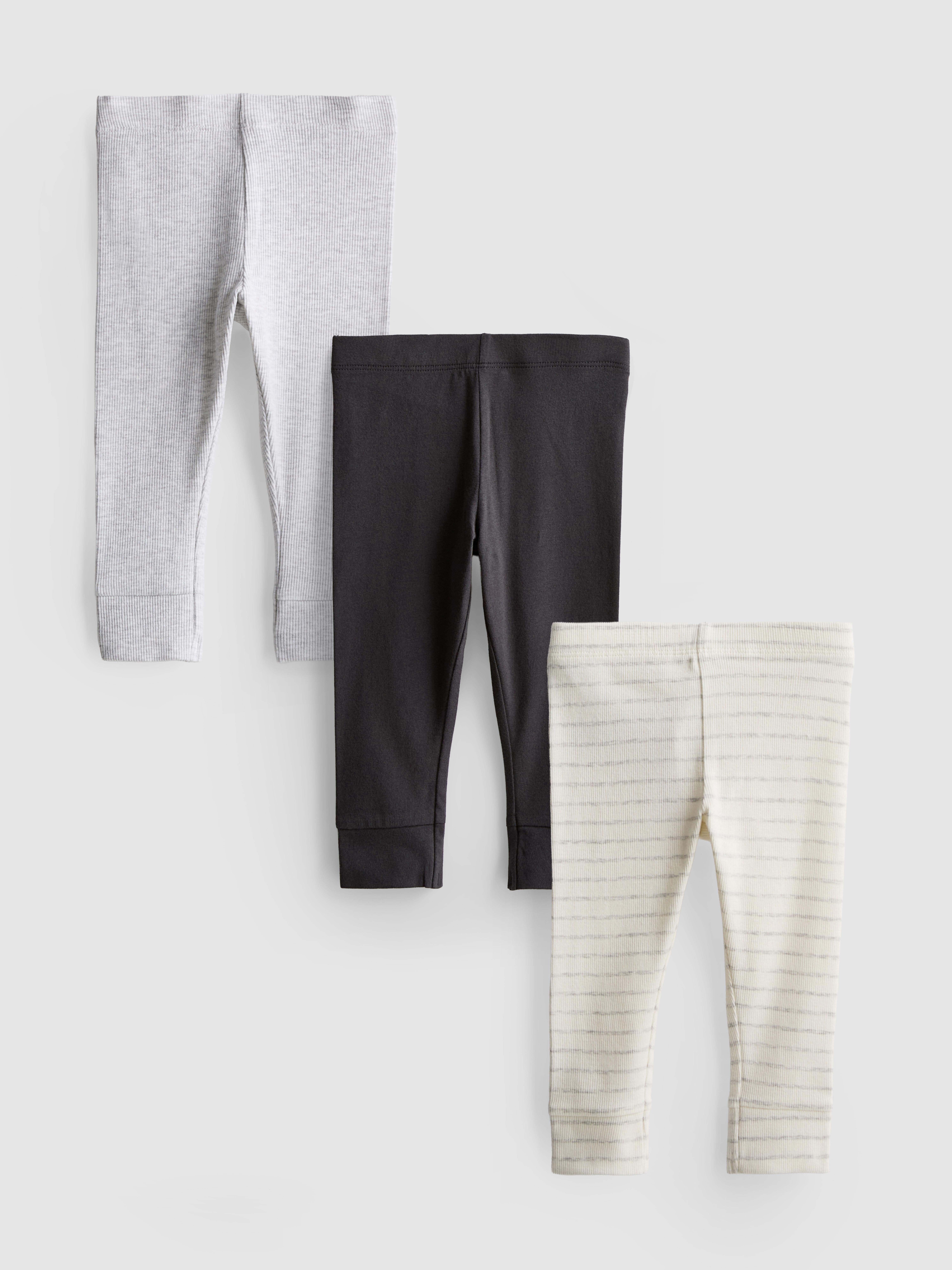 0–18 mies. | Legginsy dla noworodka, 3 szt.