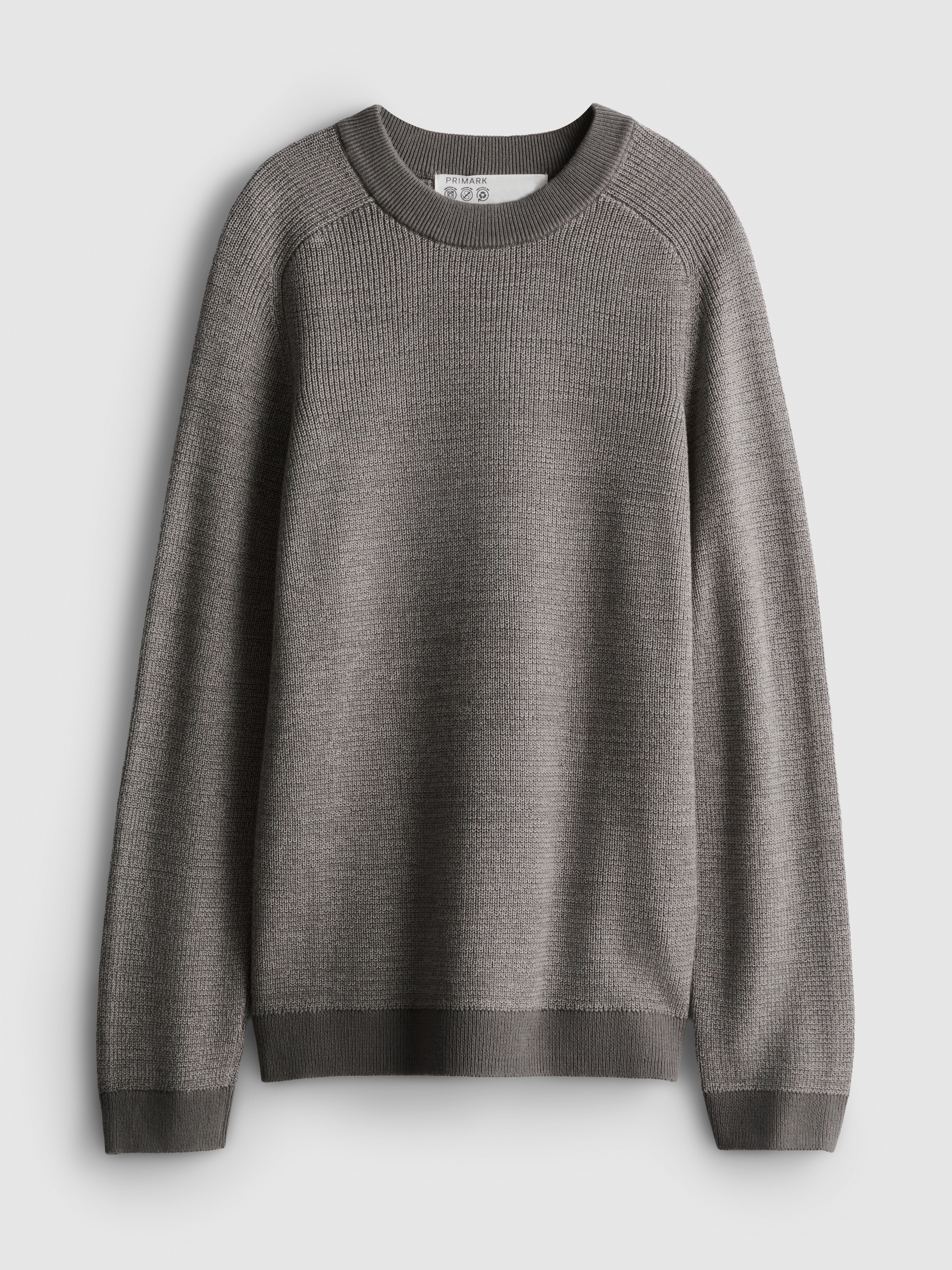 7-15yrs | Pure Cotton Sweater Gray