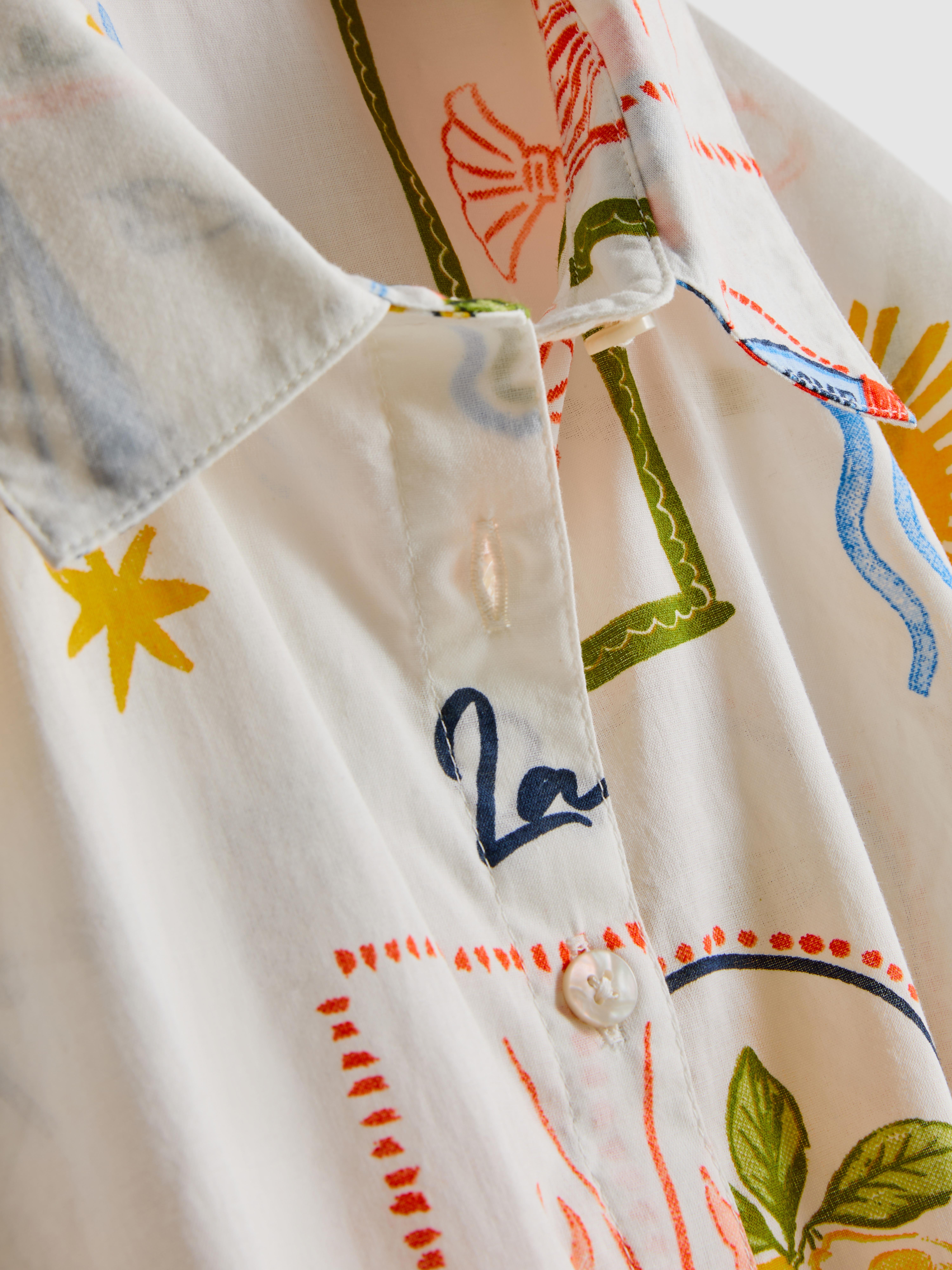 7-15yrs | Tie Detail Shirt and Shorts Set