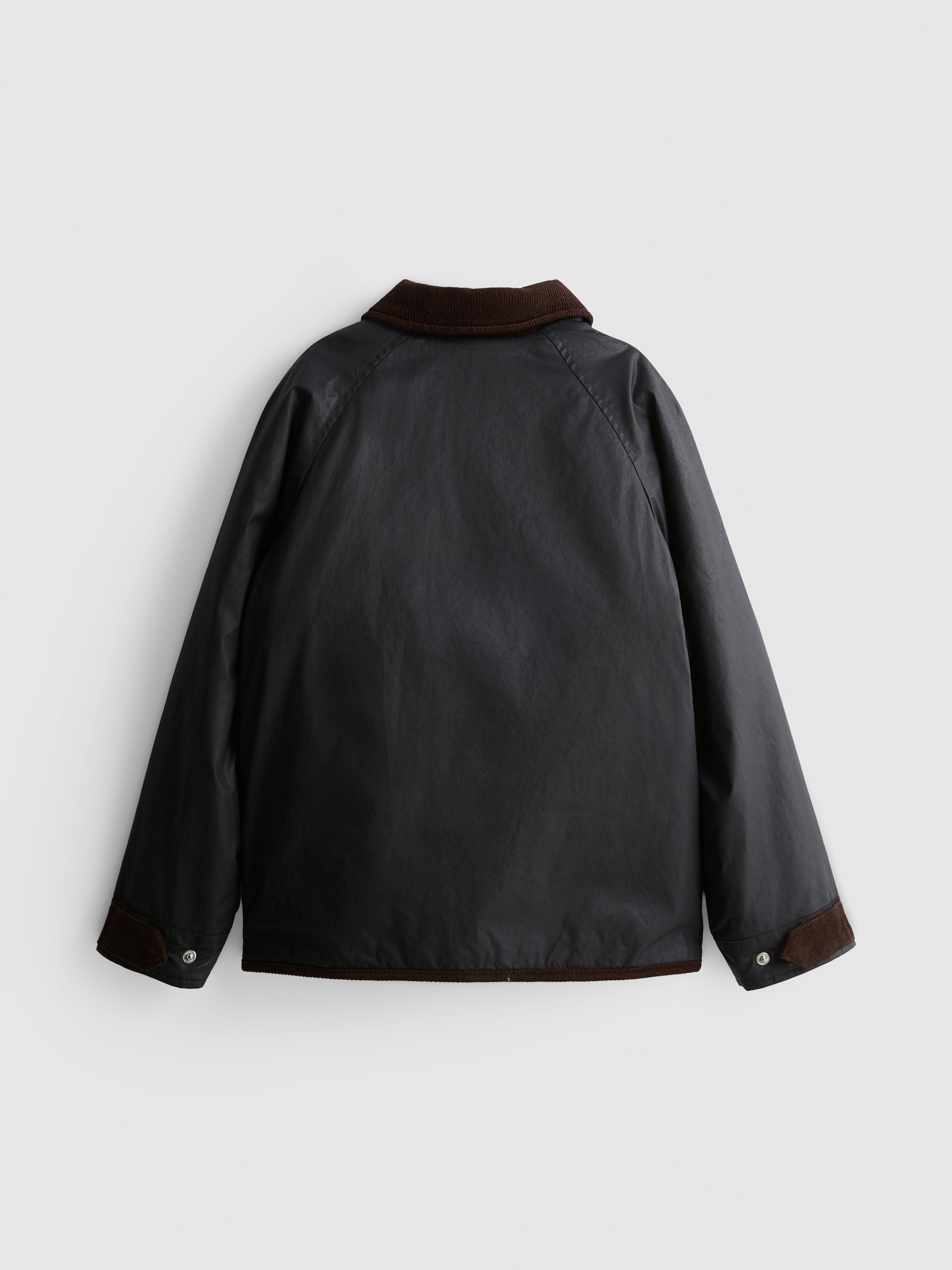 7-15yrs | Contrast Collar Barn Jacket