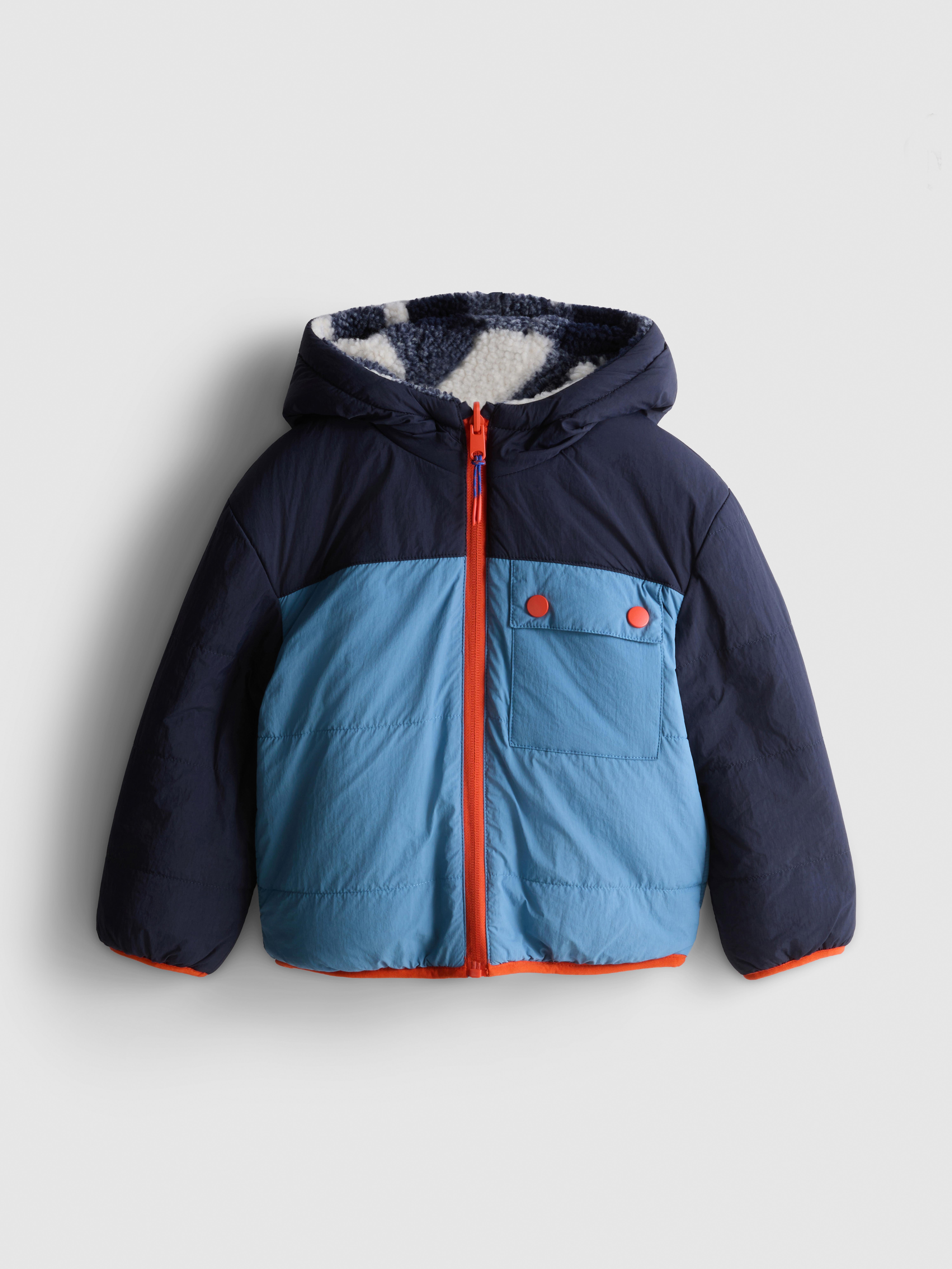 1-9yrs | Reversible Zip-Up Puffer Jacket