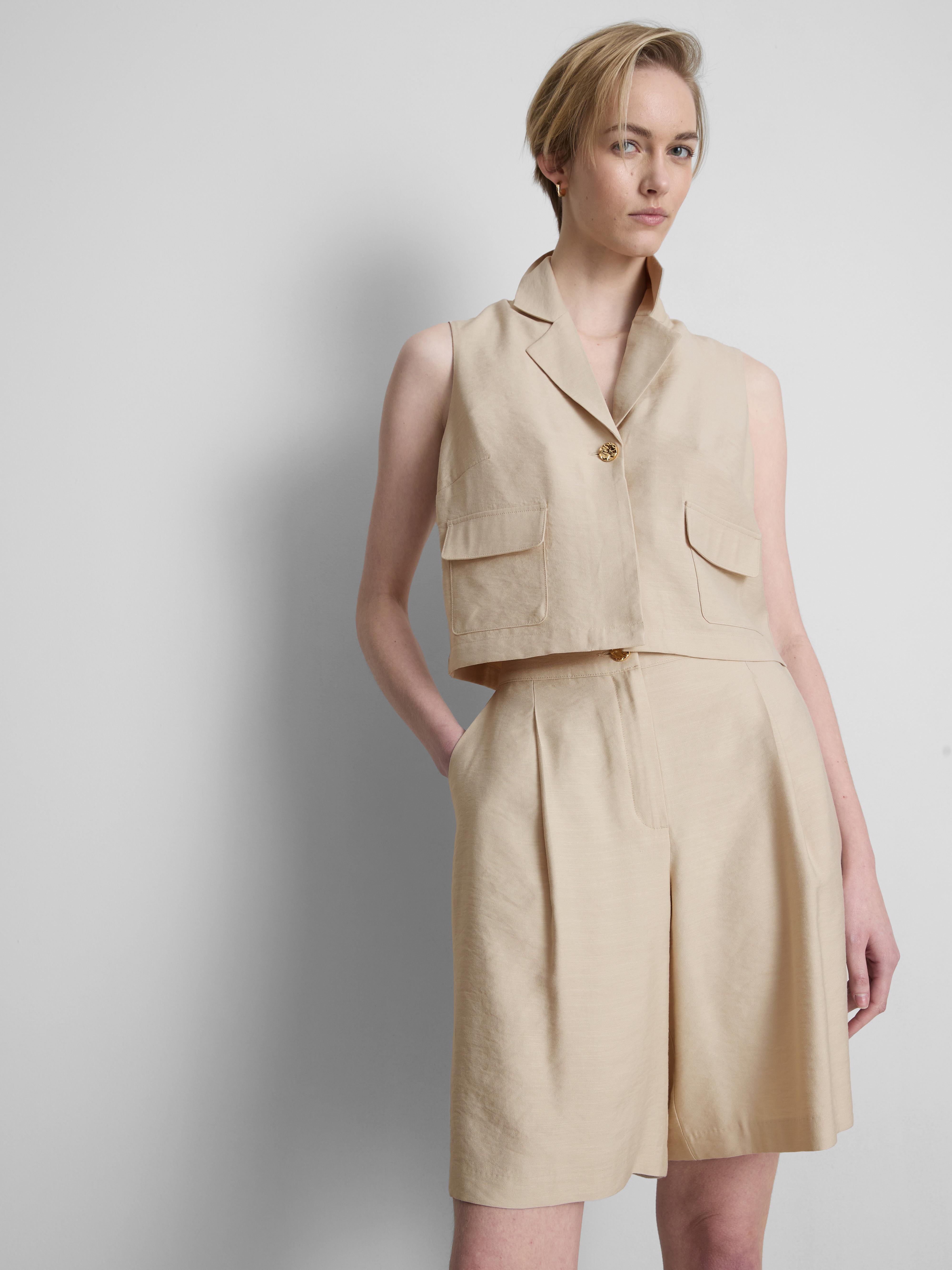 MAJOR FIND | Relaxed Fit Cropped Waistcoat