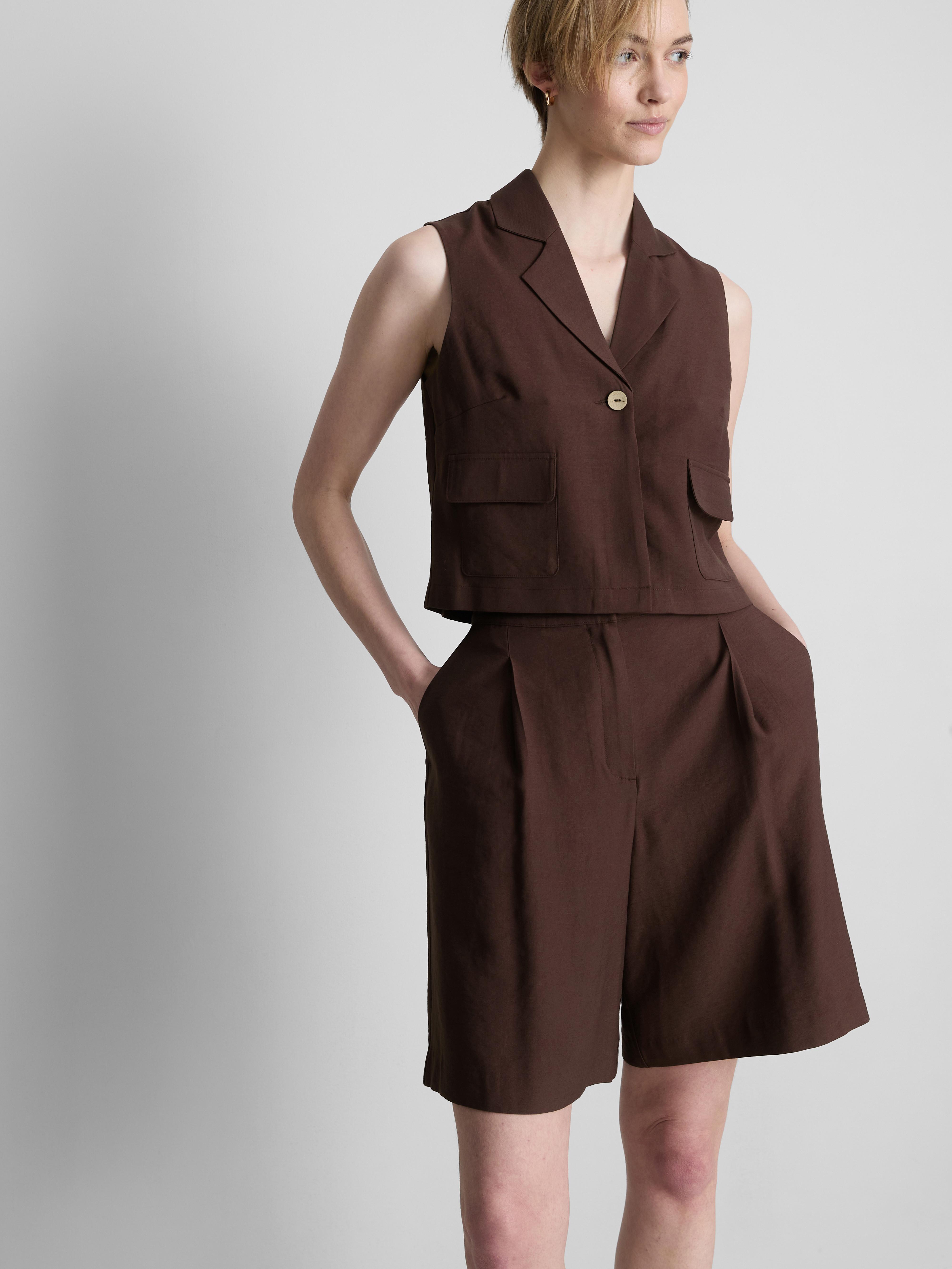 MAJOR FIND | Relaxed Fit Cropped Waistcoat