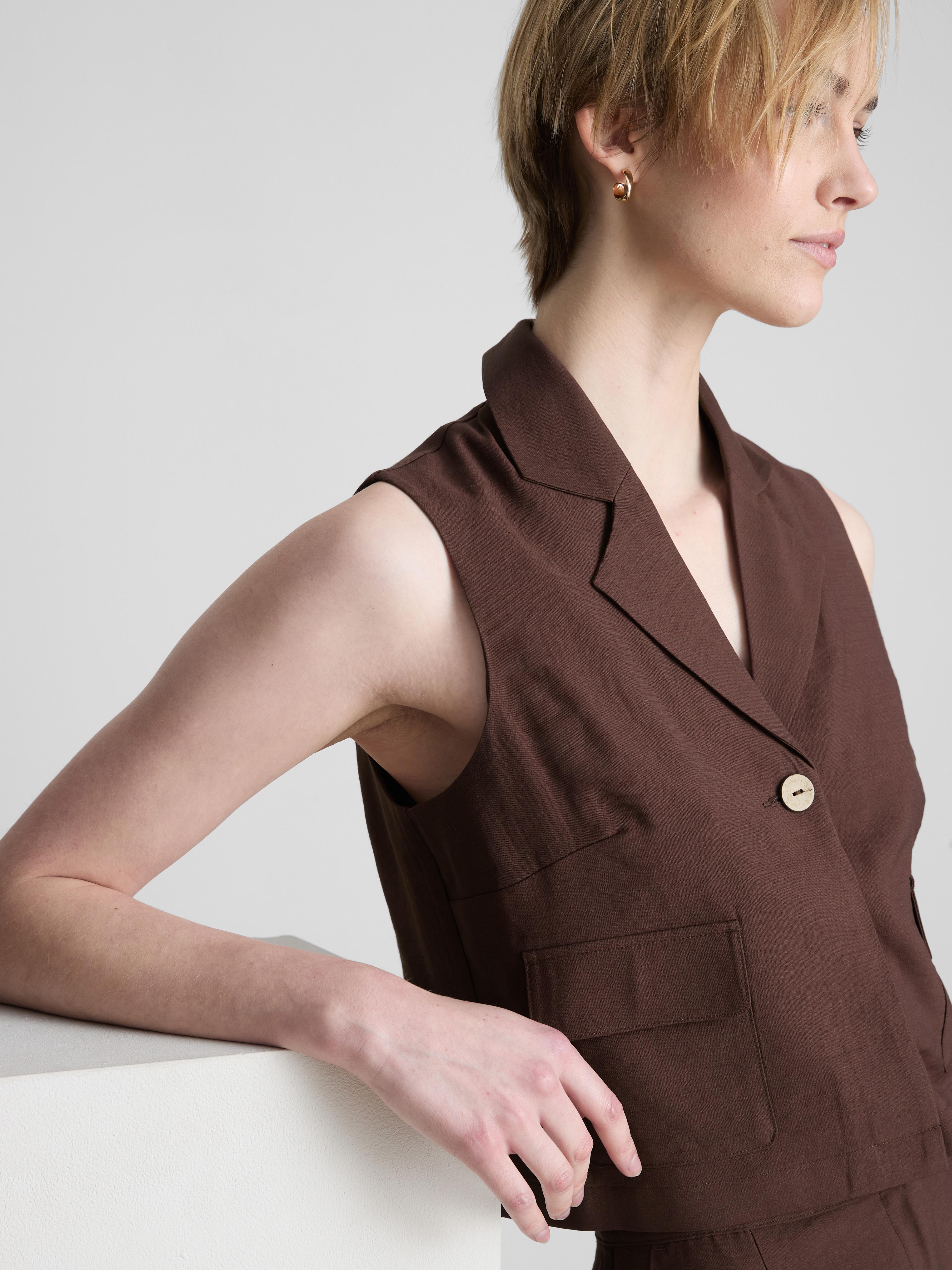 MAJOR FIND | Relaxed Fit Cropped Waistcoat