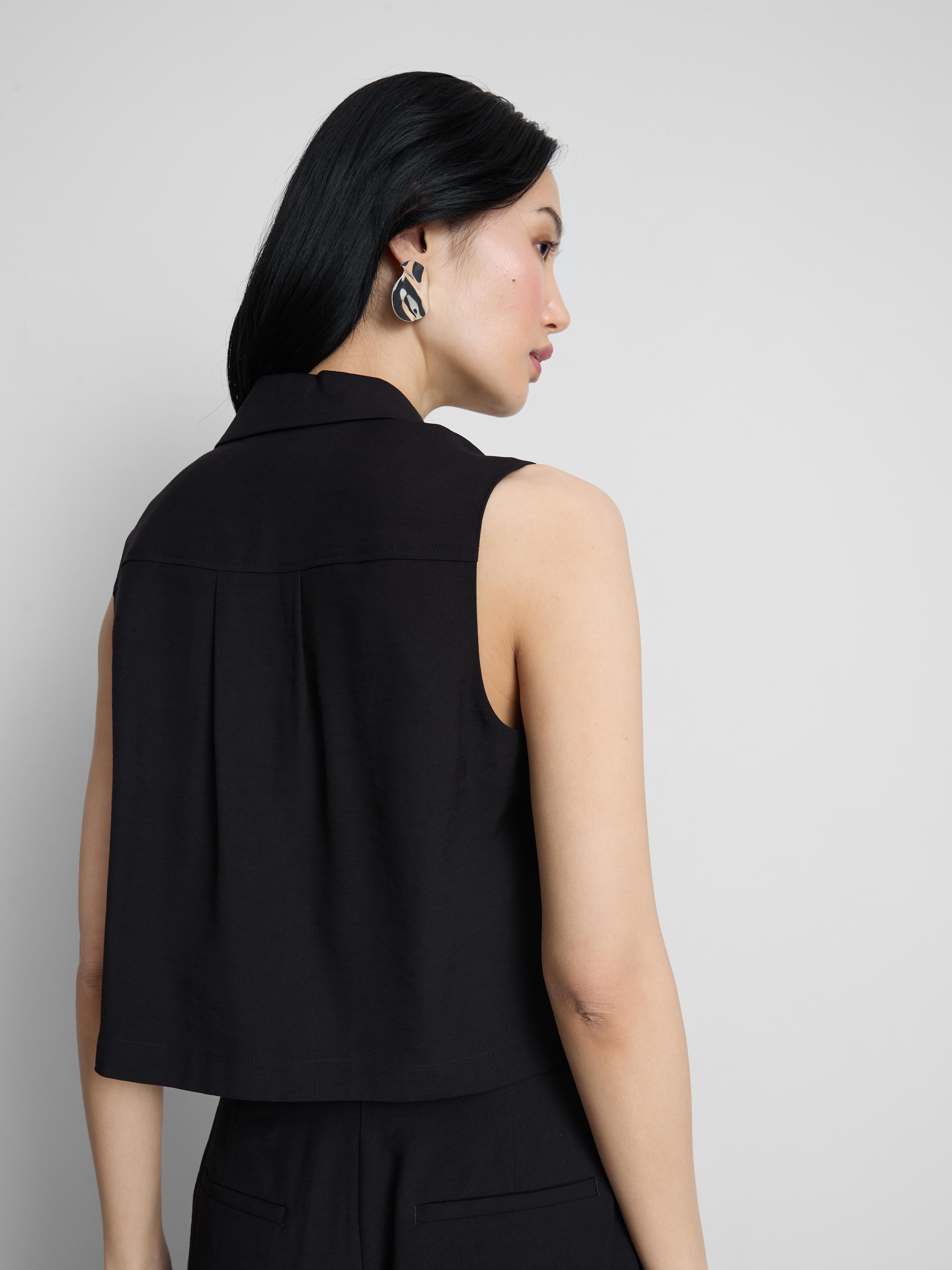 MAJOR FIND | Kort gilet met relaxte pasvorm