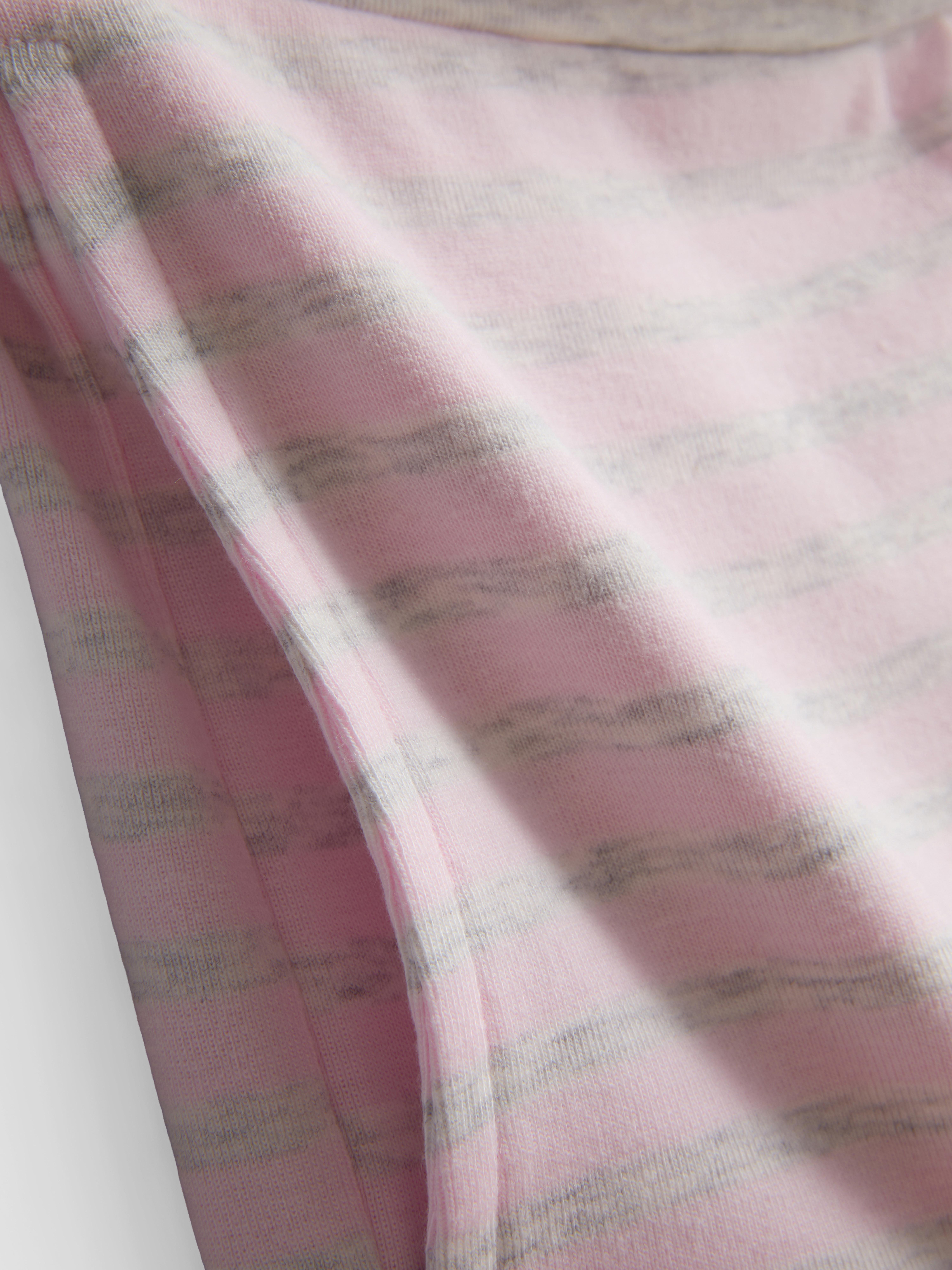 Love To Lounge Striped Fold-Over Pajama Shorts
