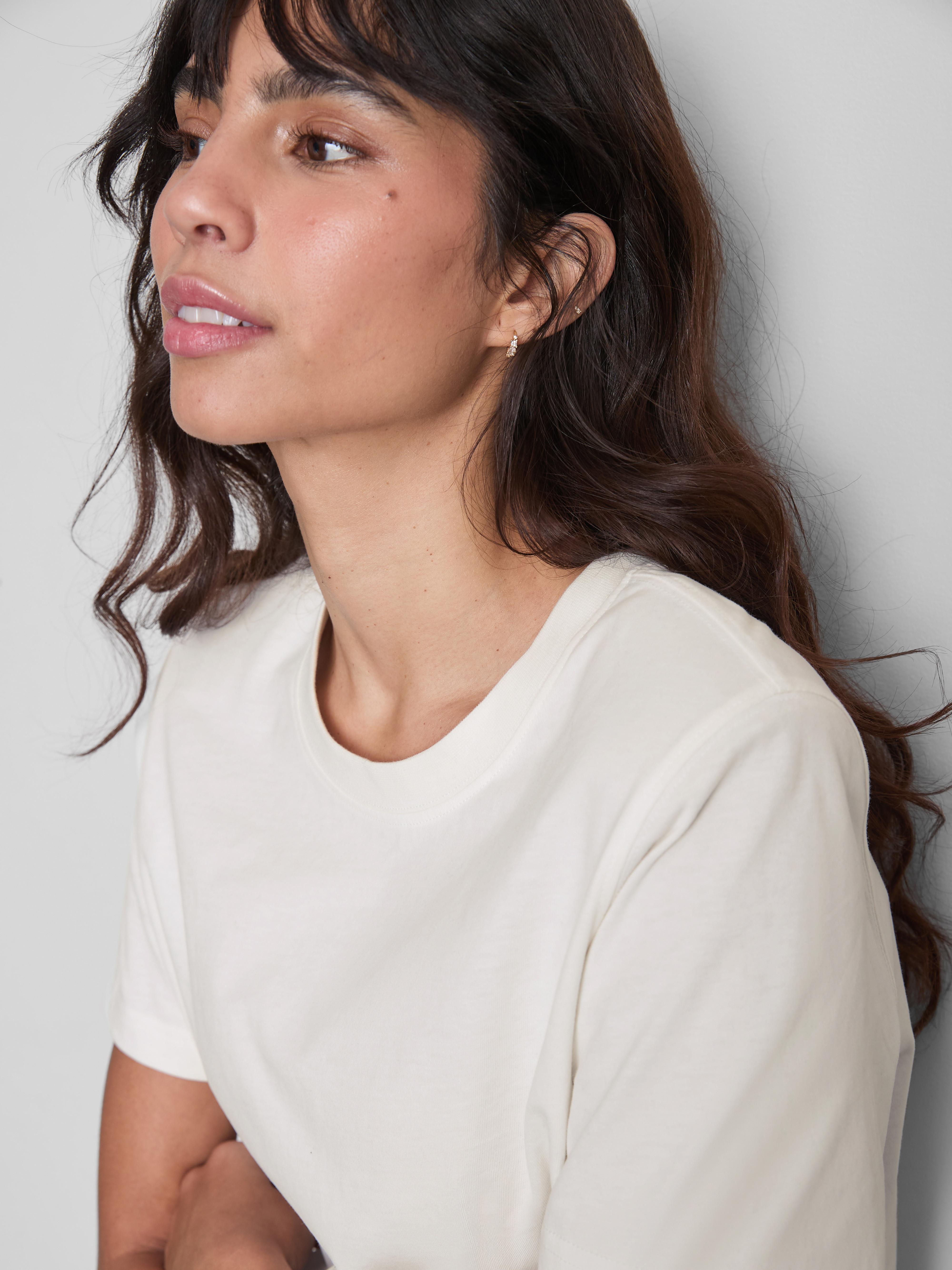 By Coleen Cotton Shoulder Pad Tee