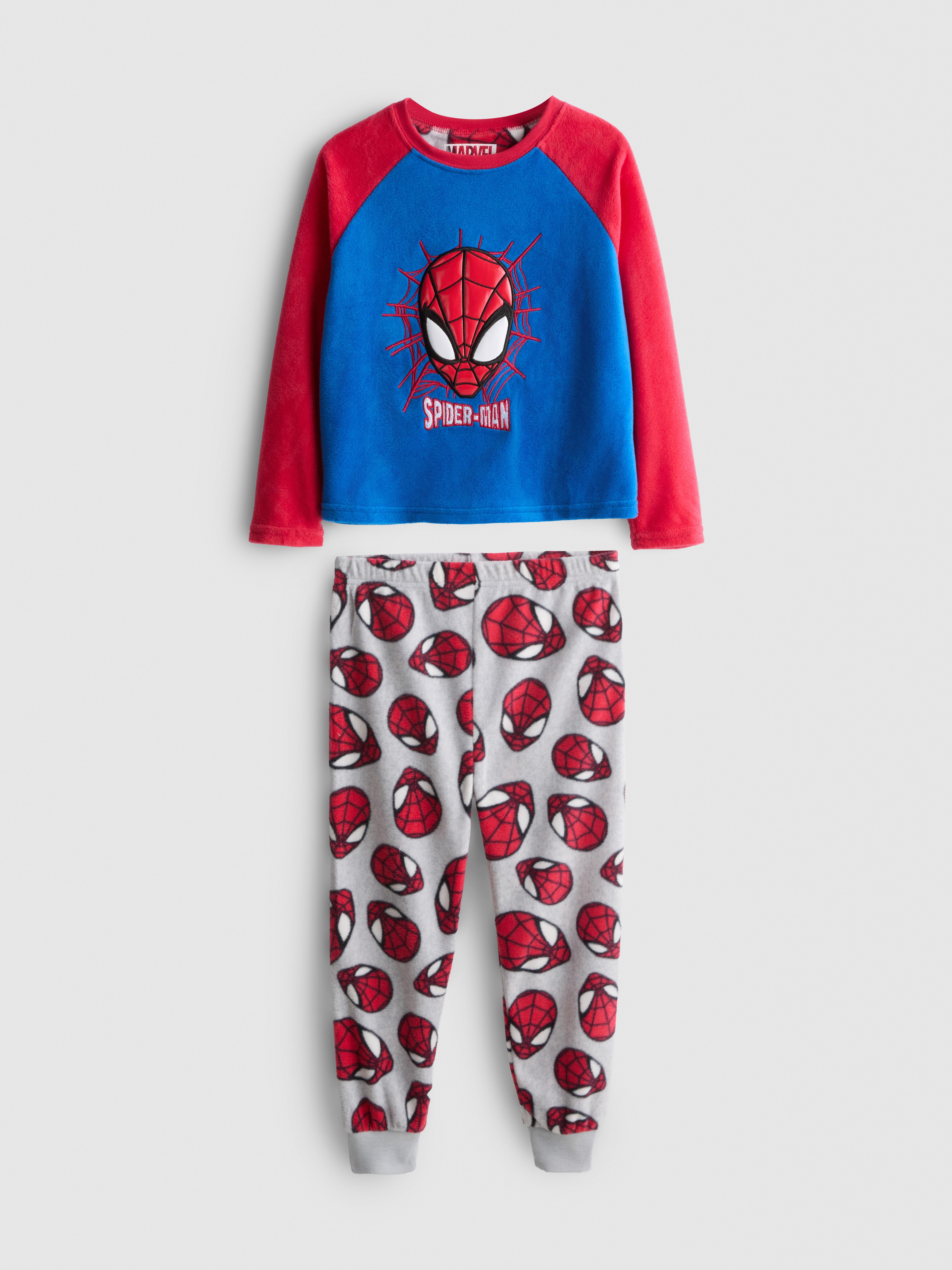 Boys Blue 1-10yrs | MARVEL Spider-Man Fleece Pyjamas | Primark