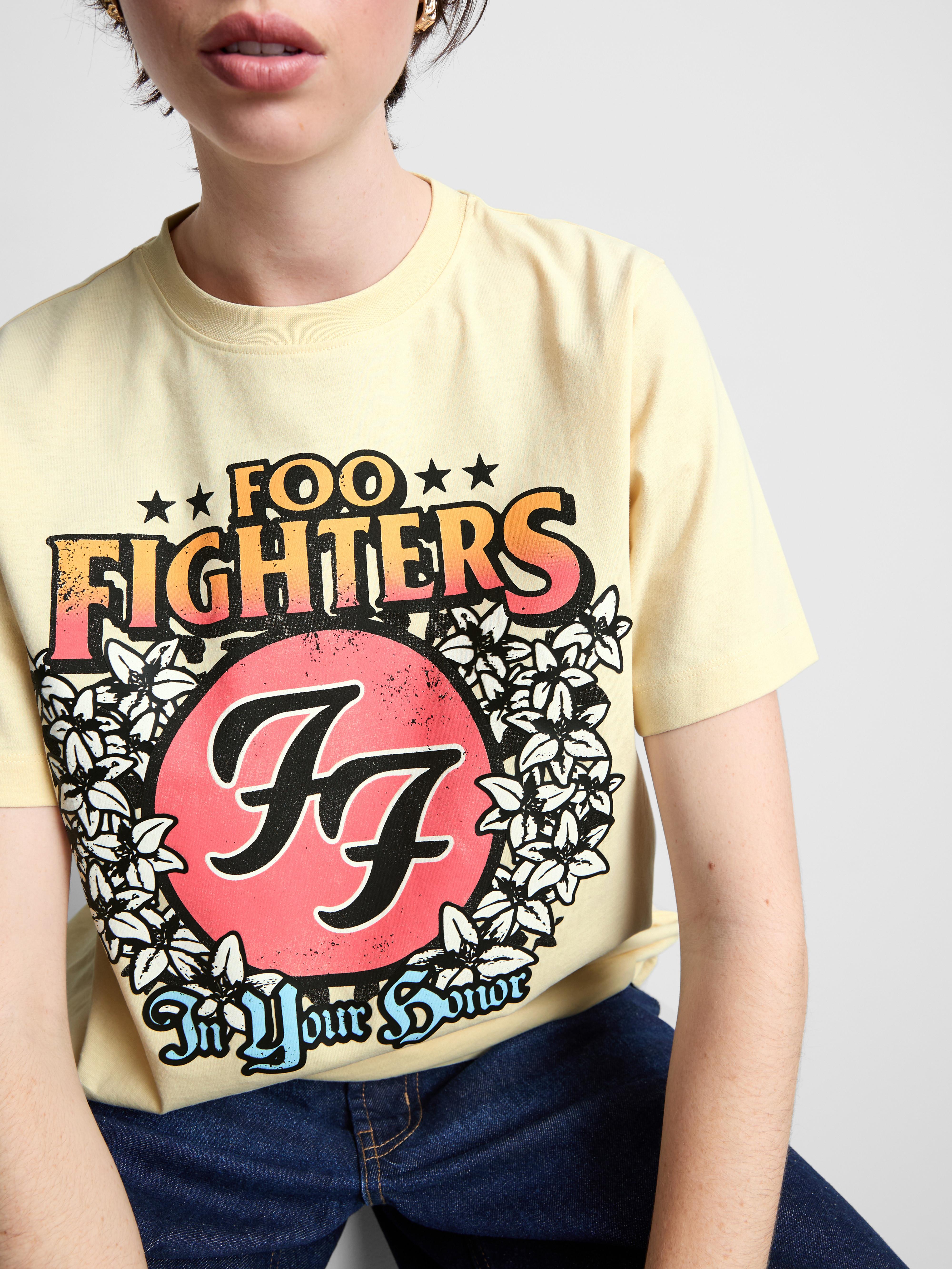 T-shirt met albumprint Foo Fighters