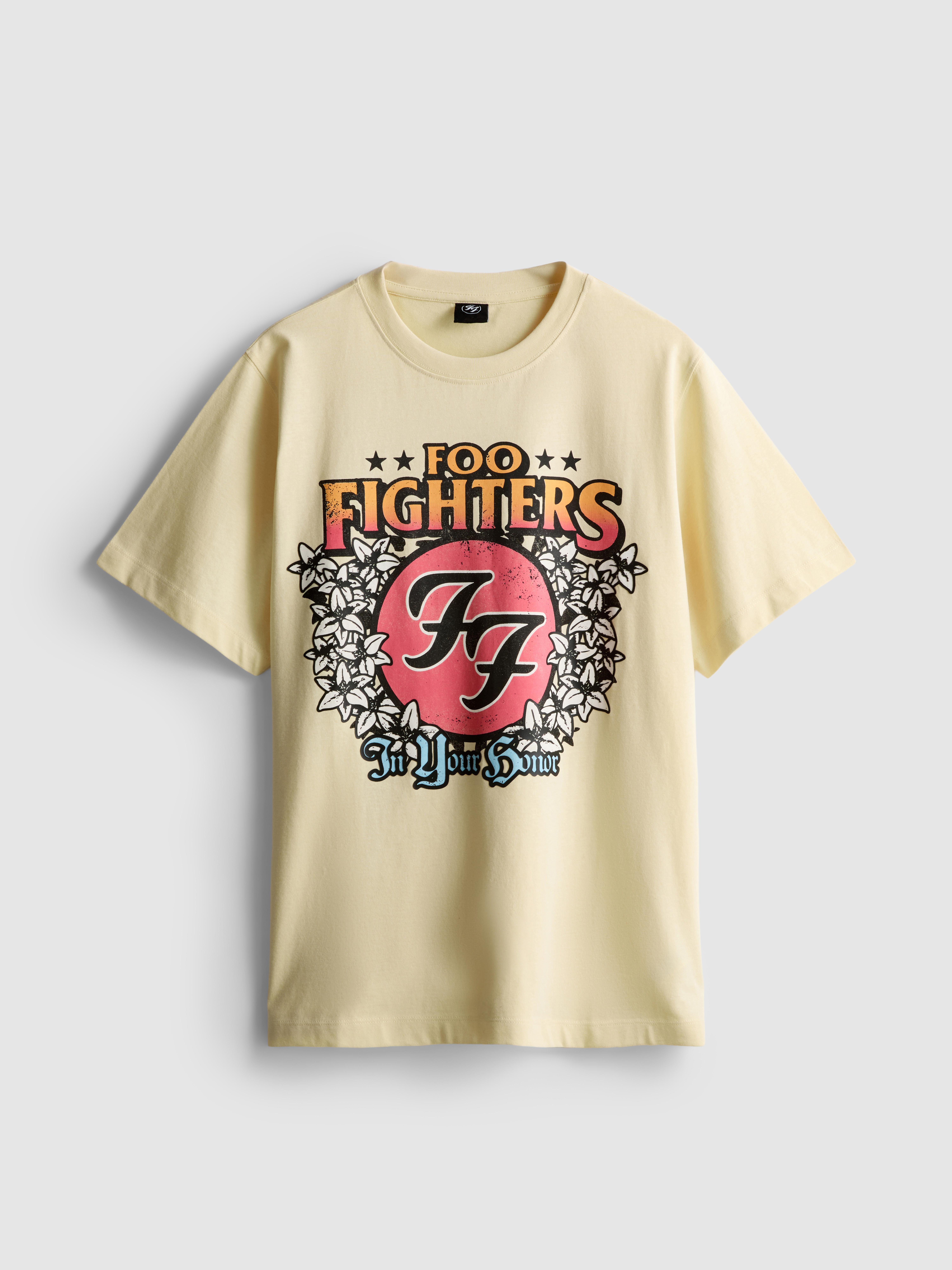 T-shirt met albumprint Foo Fighters