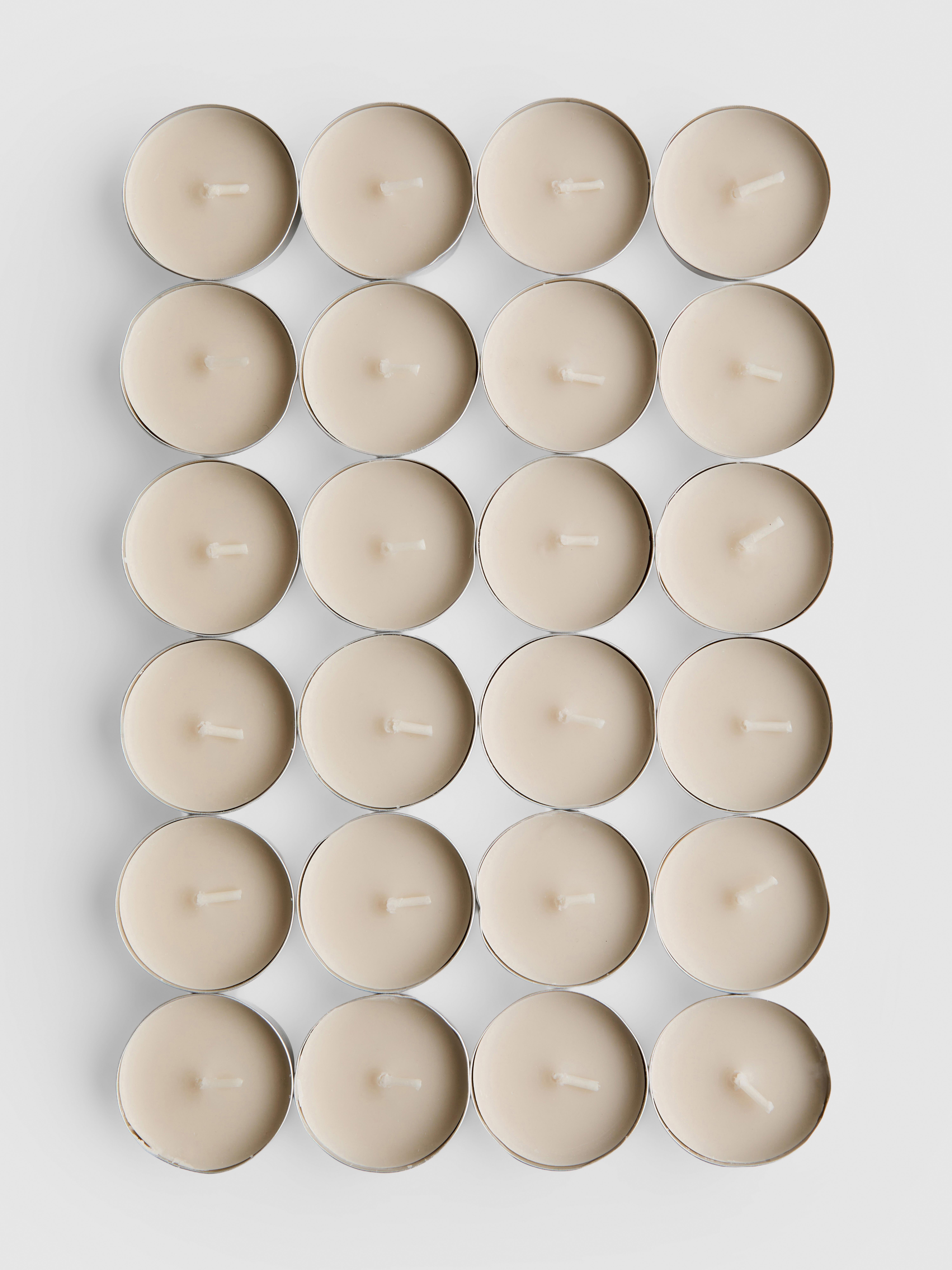 Lot de 24 bougies chauffe-plats parfumées