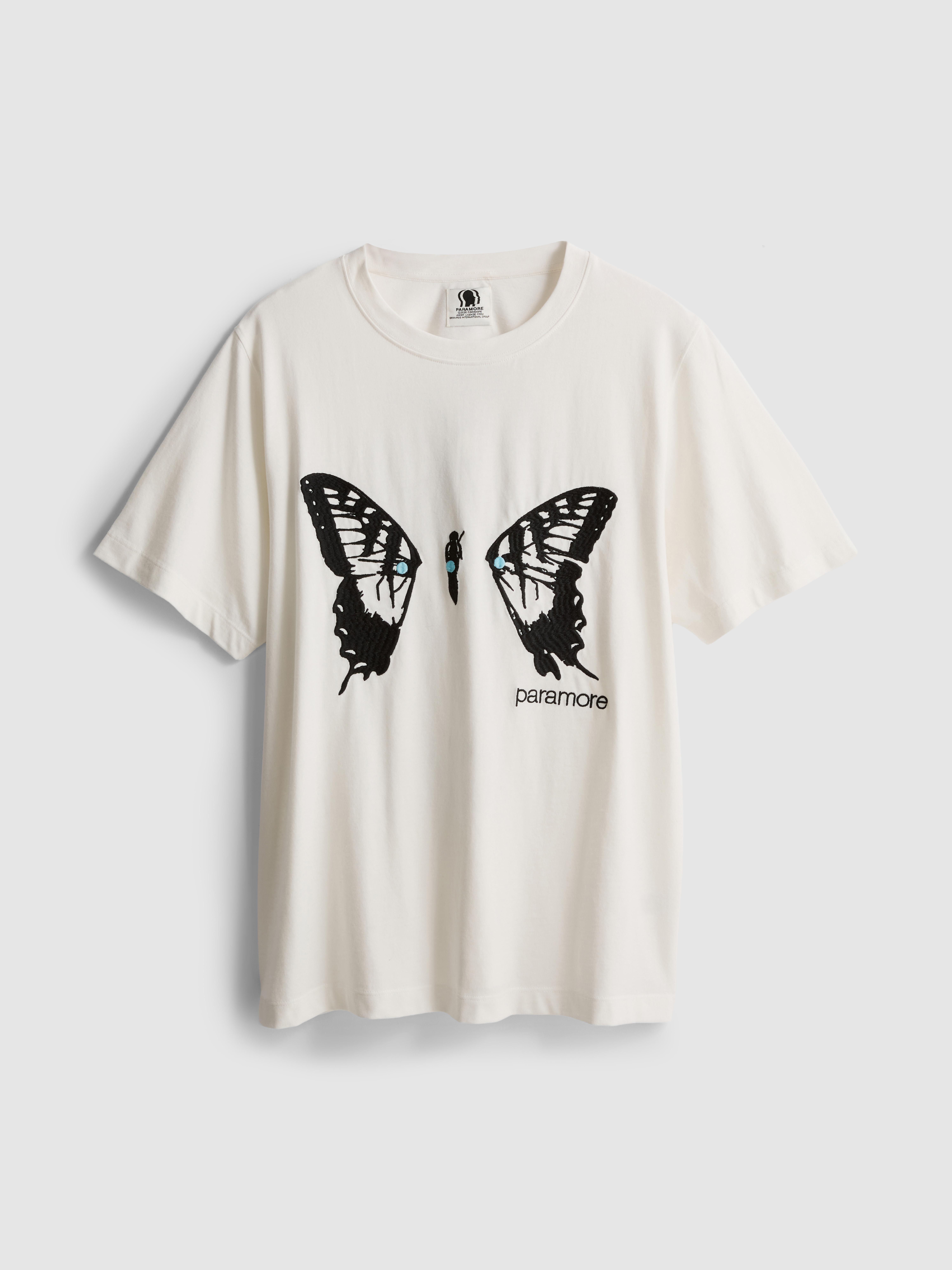 Katoenen T-shirt met print Paramore