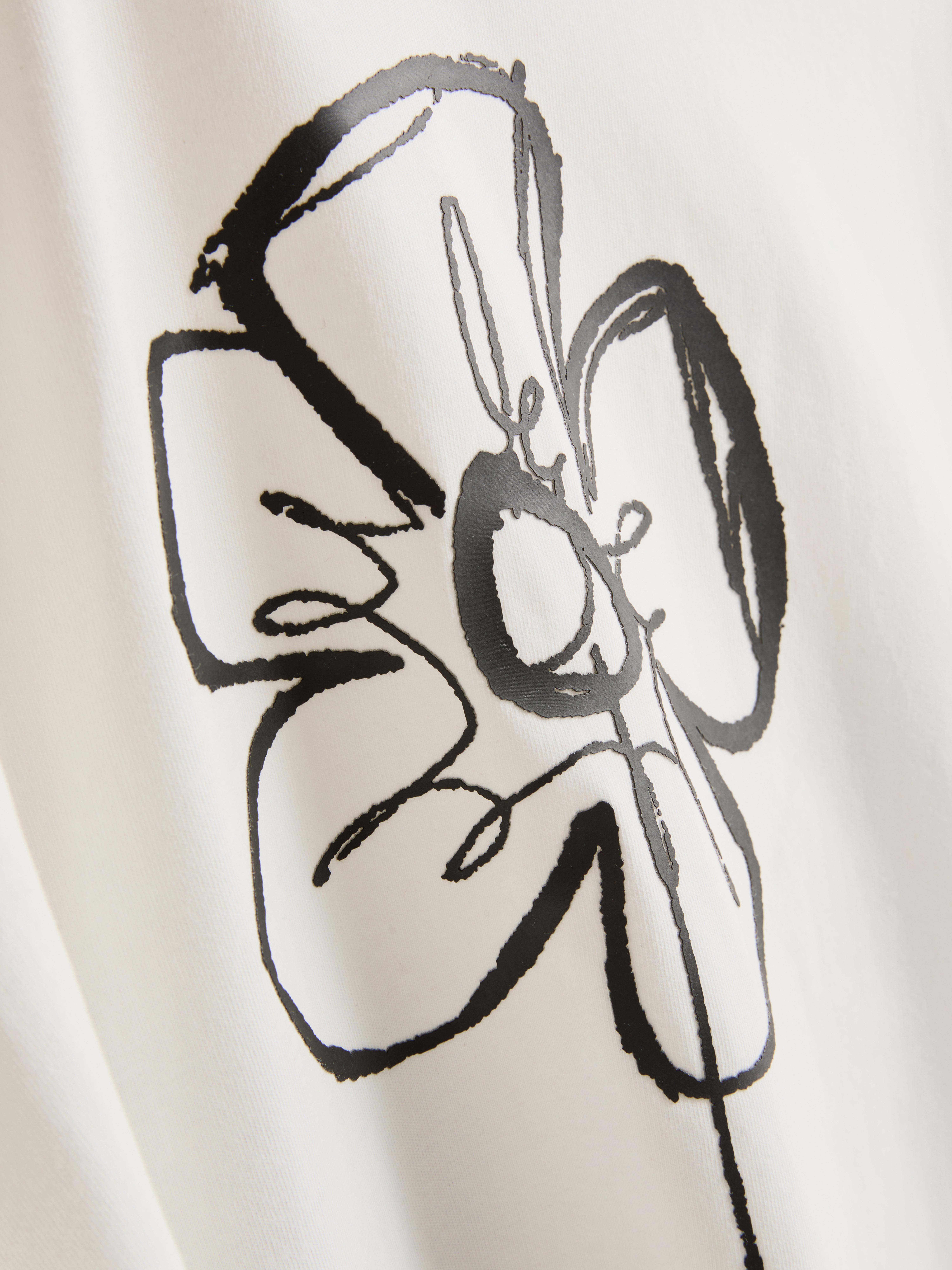 Katoenen T-shirt met print Paramore