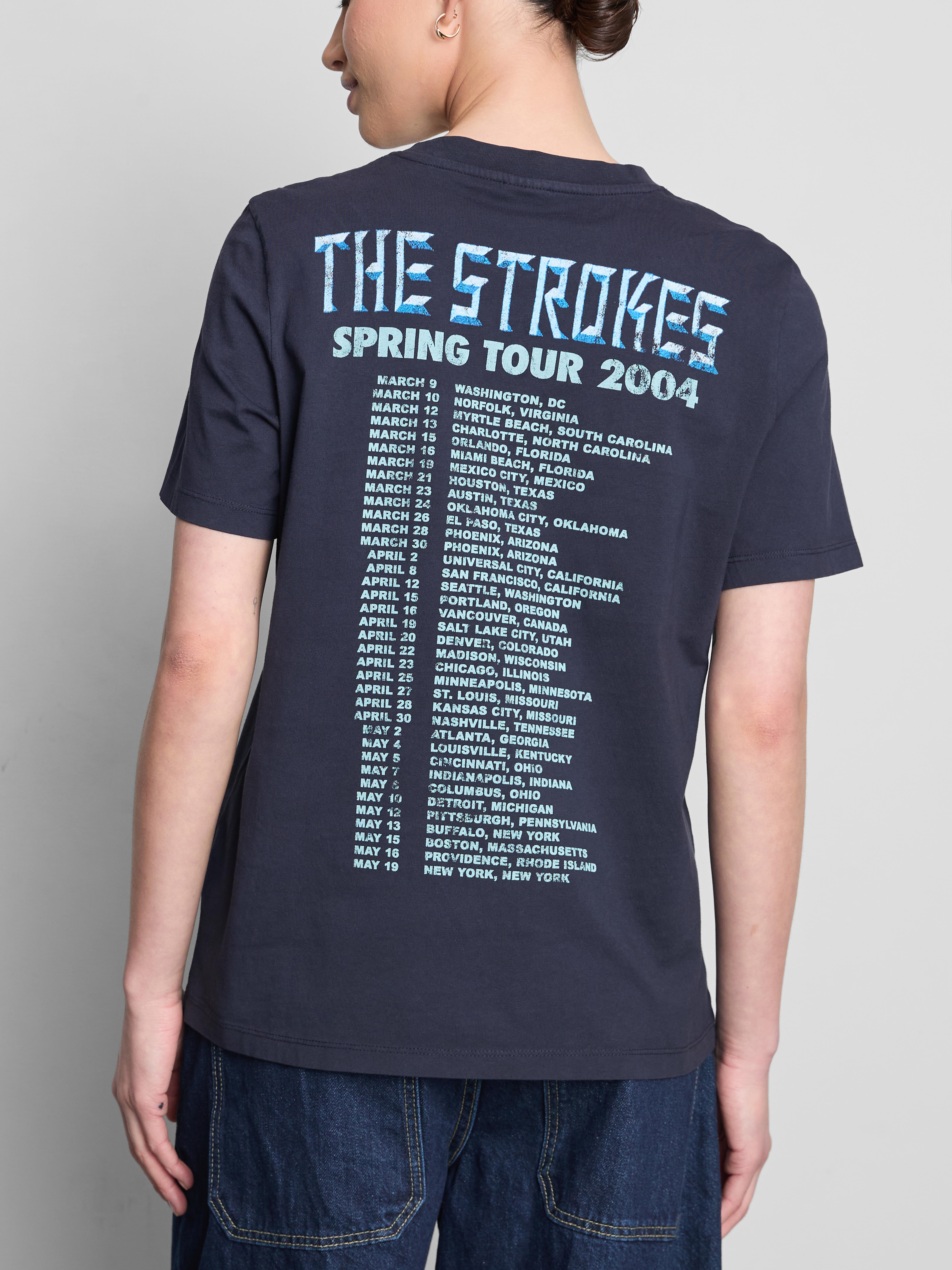 Women's Navy The Strokes Graphic T-Shirt | Primark