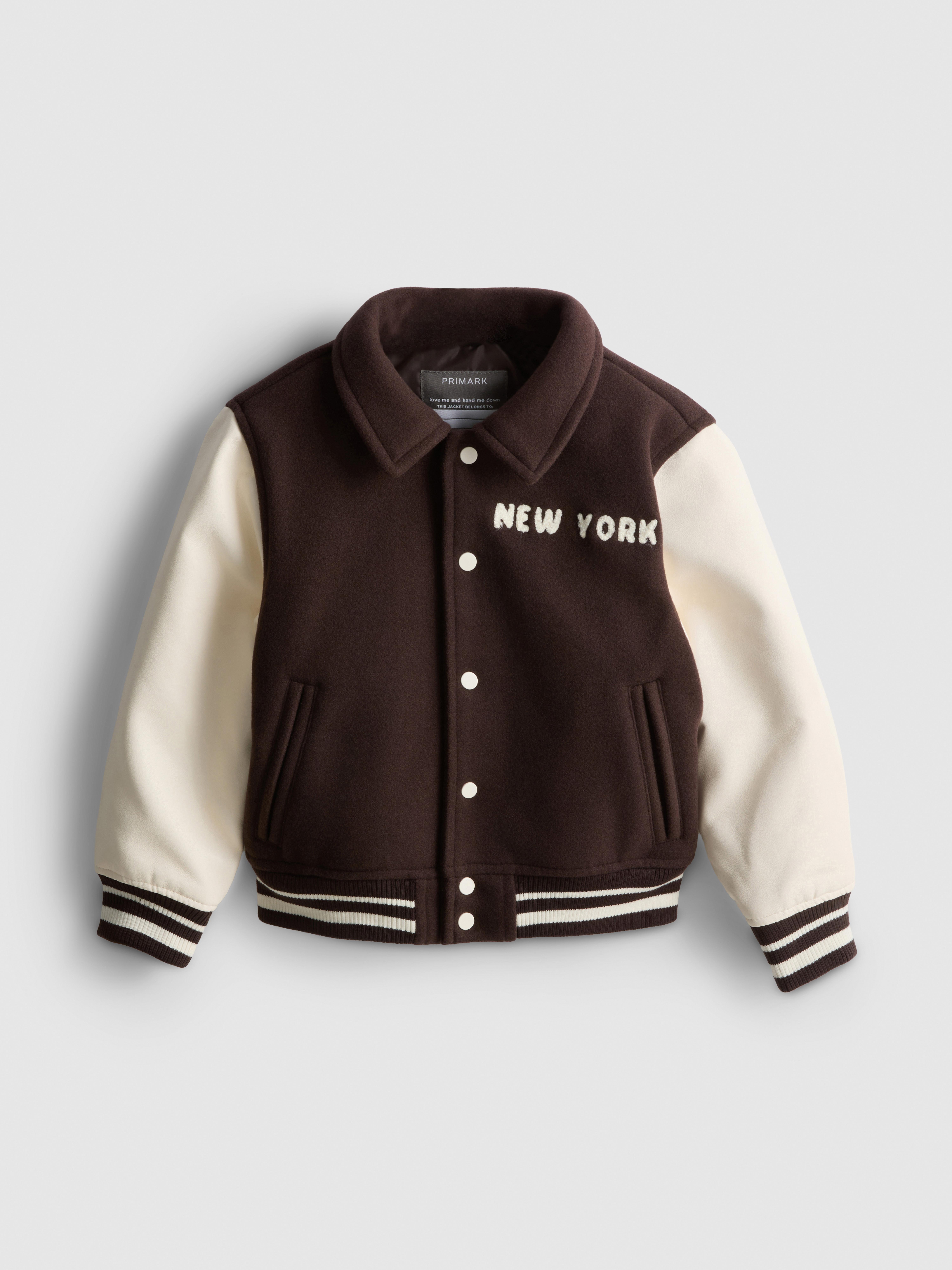 1-9yrs | Collared Varsity Jacket